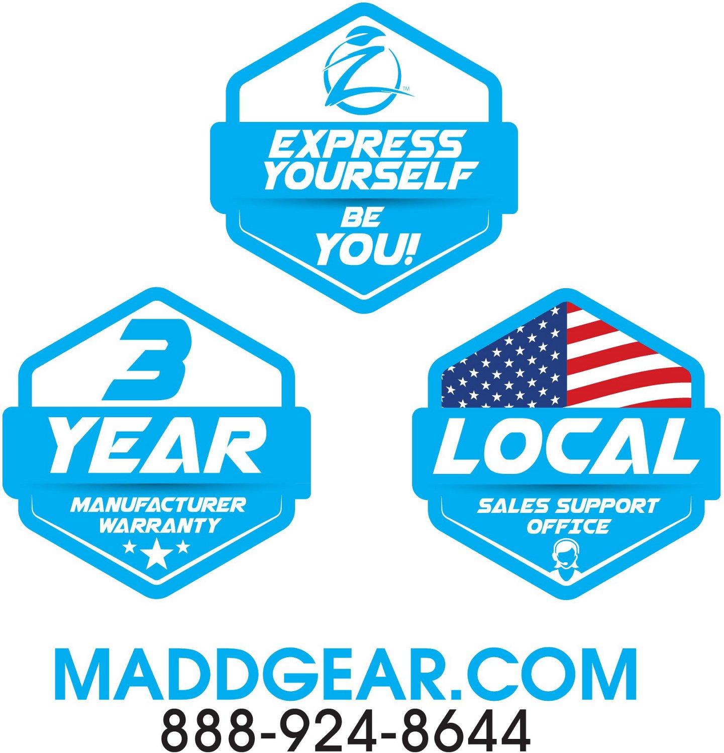 Madd Gear LightUp BMX Balance Bike Academy