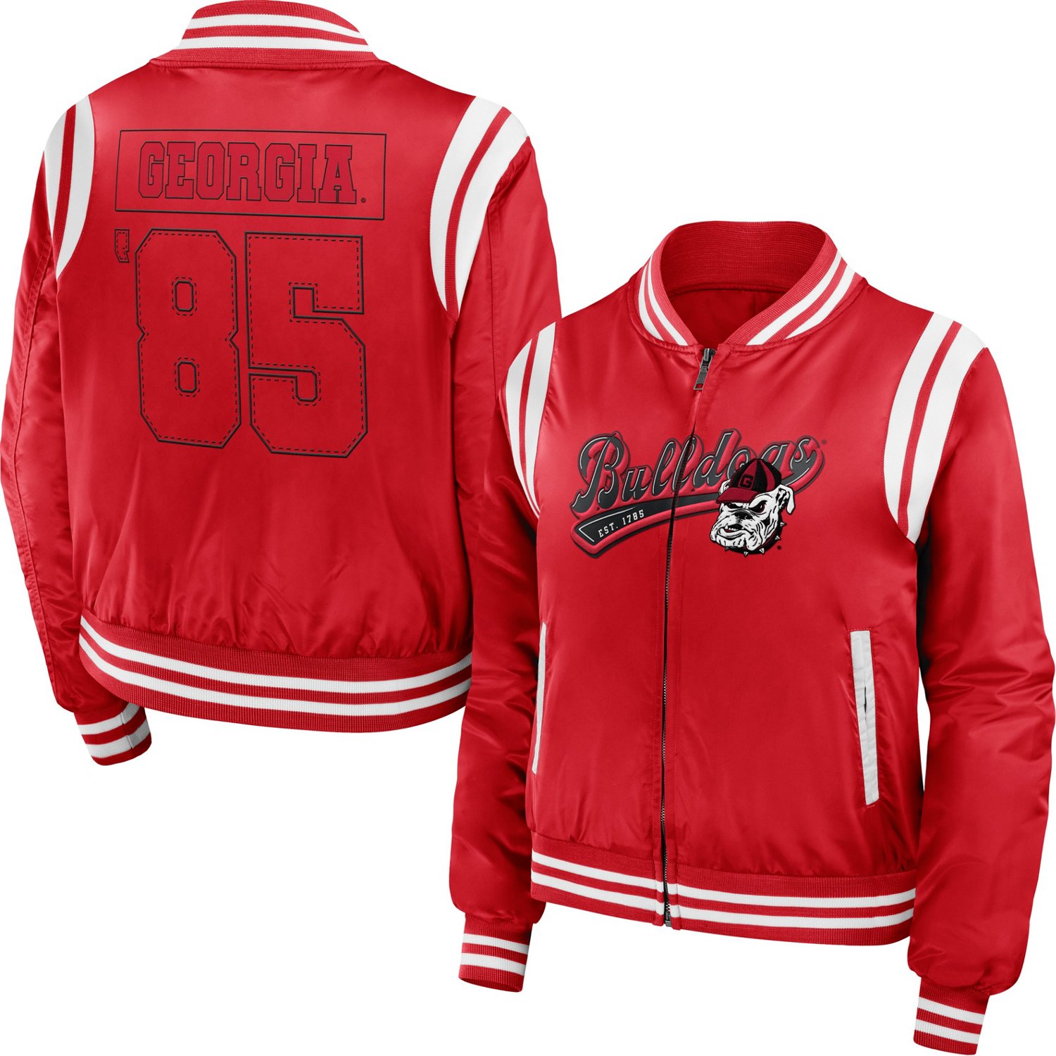 WEAR Women's University of Georgia Football Bomber Jacket - view number 3