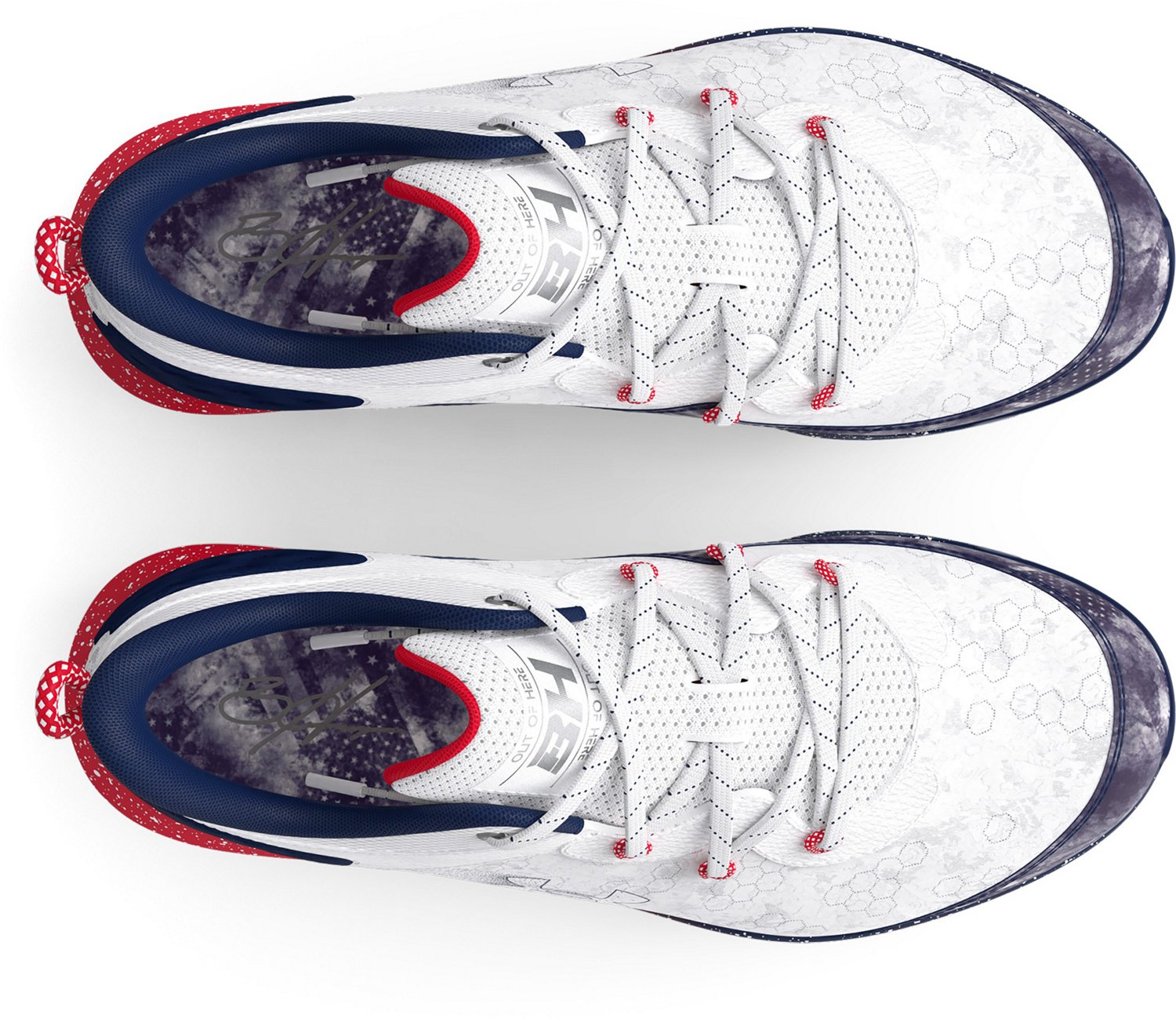 Under Armour Youth Harper 8 TPU USA Baseball Cleats Academy