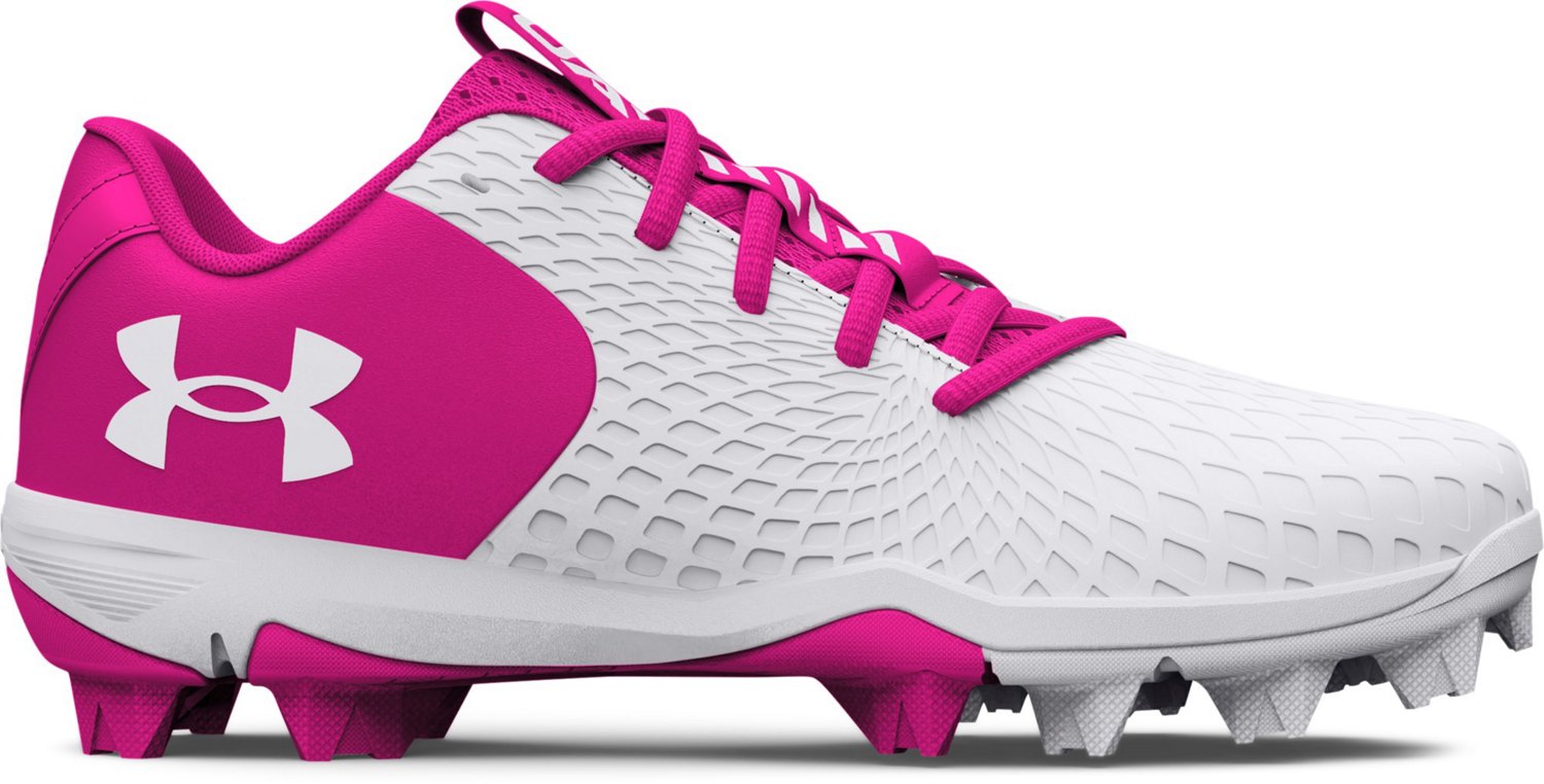 Girls pink 2024 softball cleats