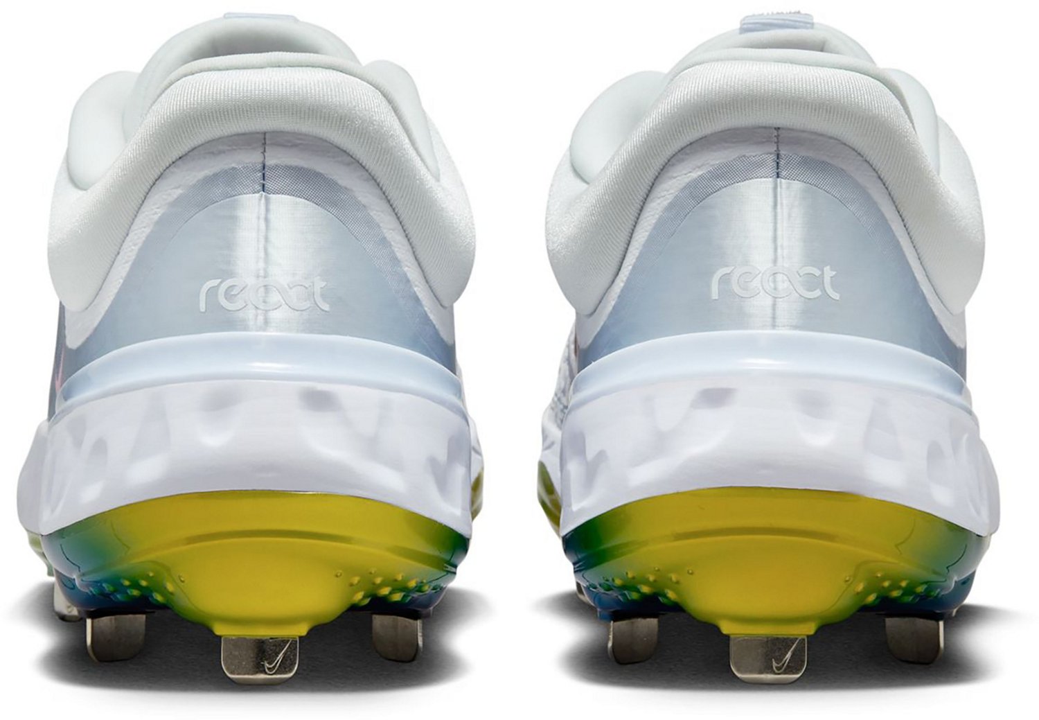 Nike Men's Alpha Huarache Elite Low Metal Baseball Cleats Academy