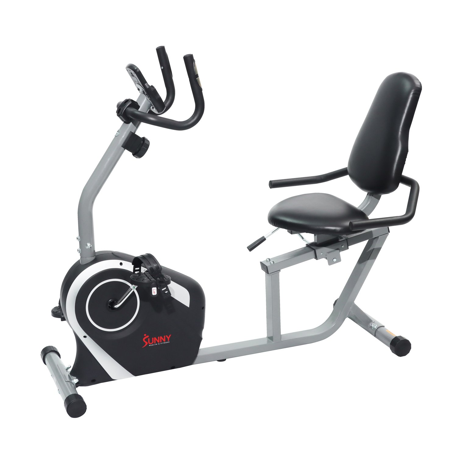 Sunny health & fitness discount easy adjustable seat recumbent bike