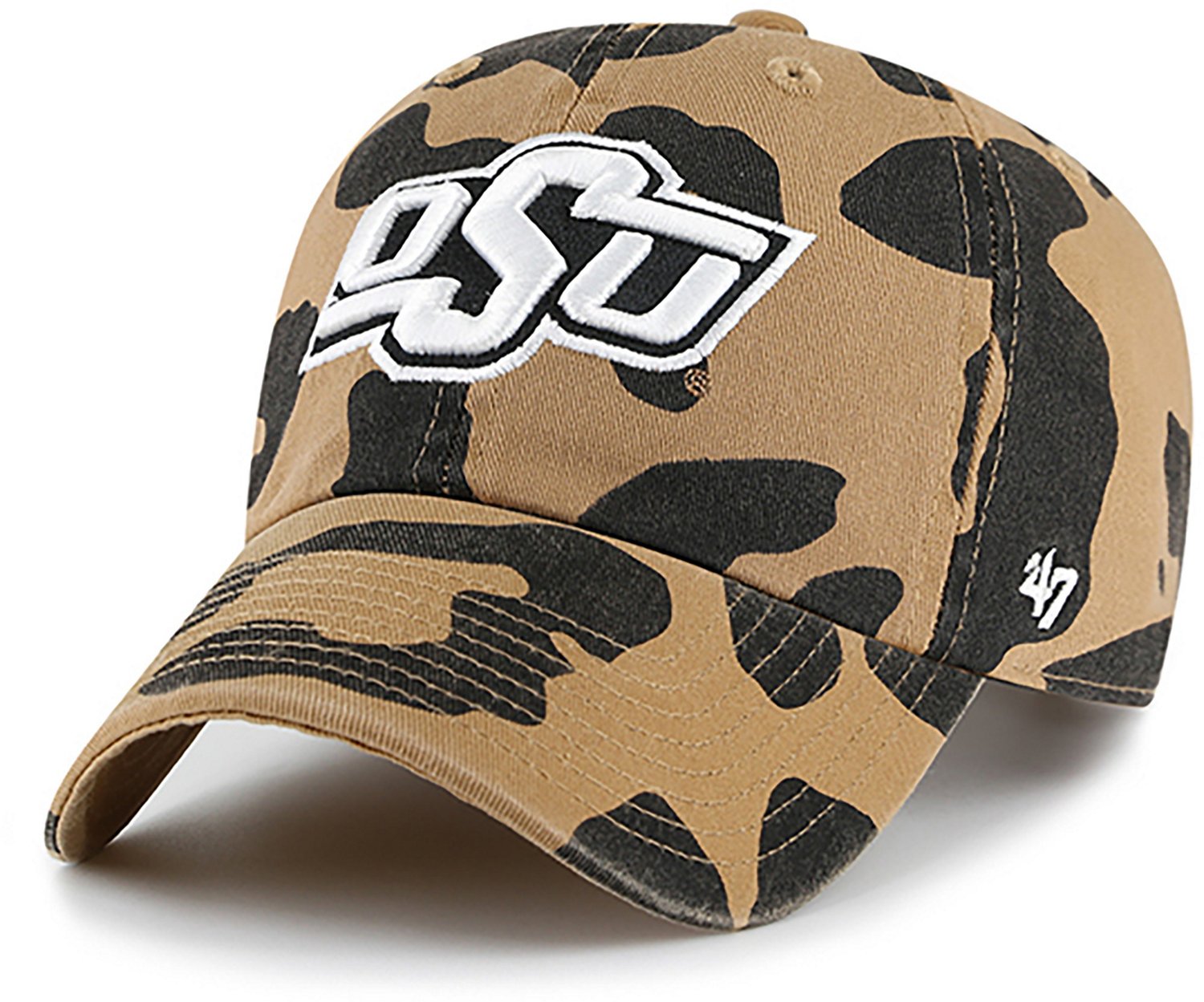 '47 Women's Oklahoma State University Primary Logo Rosette Clean Up Cap