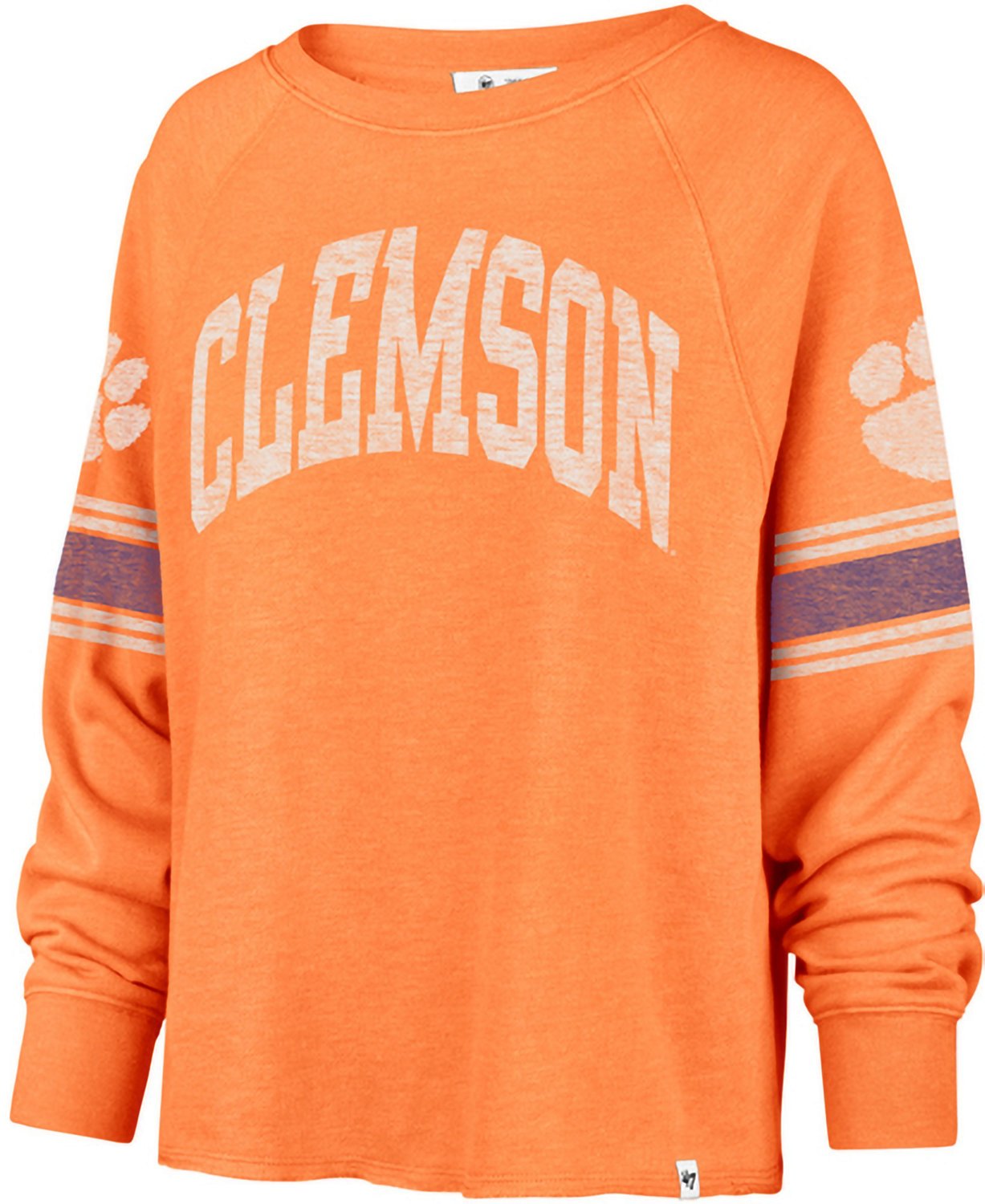 '47 Women's Clemson University Allie Crew Neck Sweatshirt
