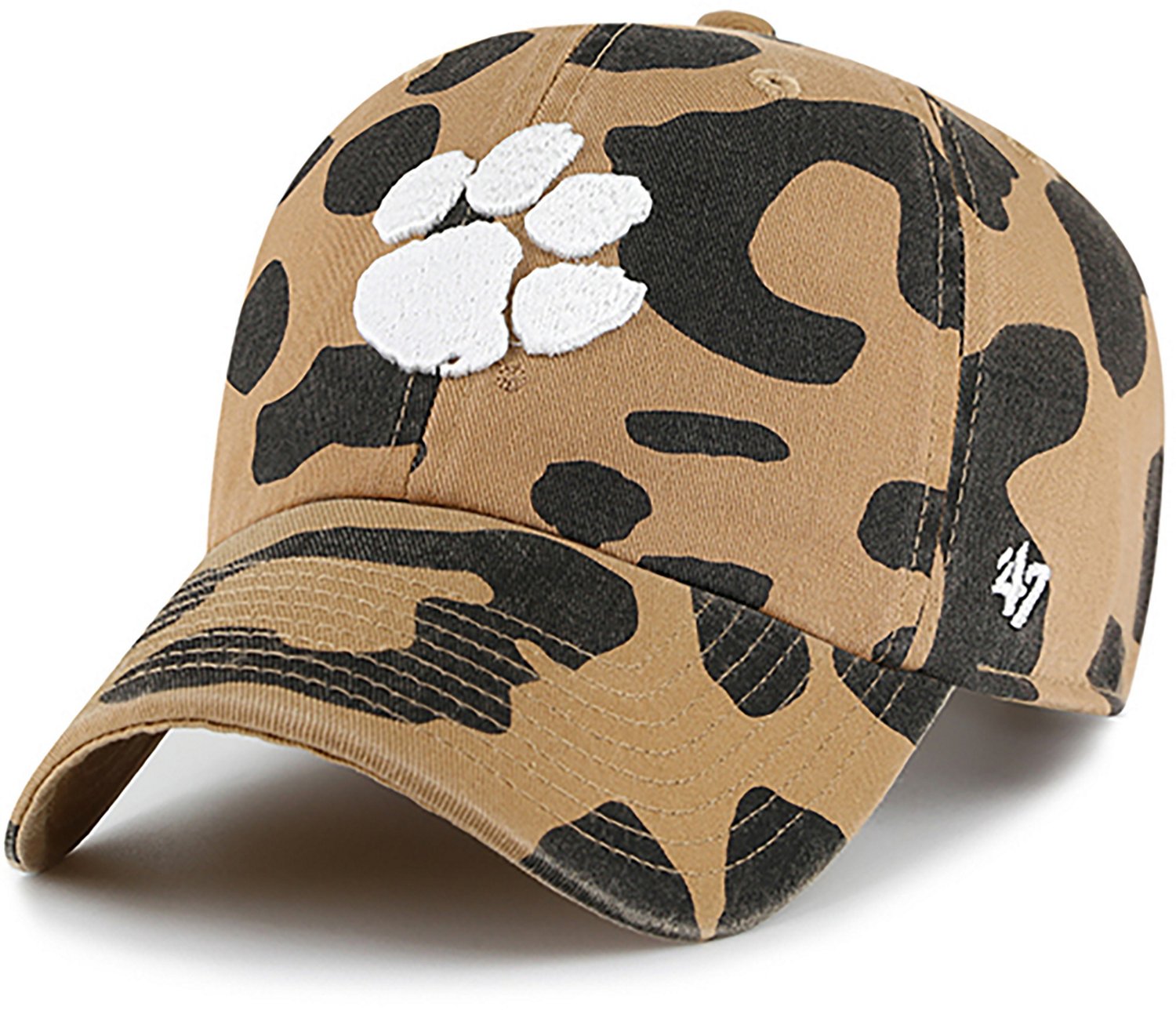 '47 Women's Clemson University Primary Logo Rosette Clean Up Cap