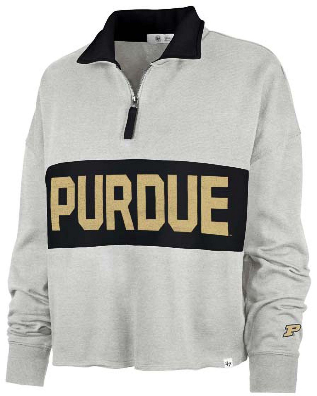 '47 Women's Purdue University Breakthrough Remi 1/4-Zip Sweatshirt