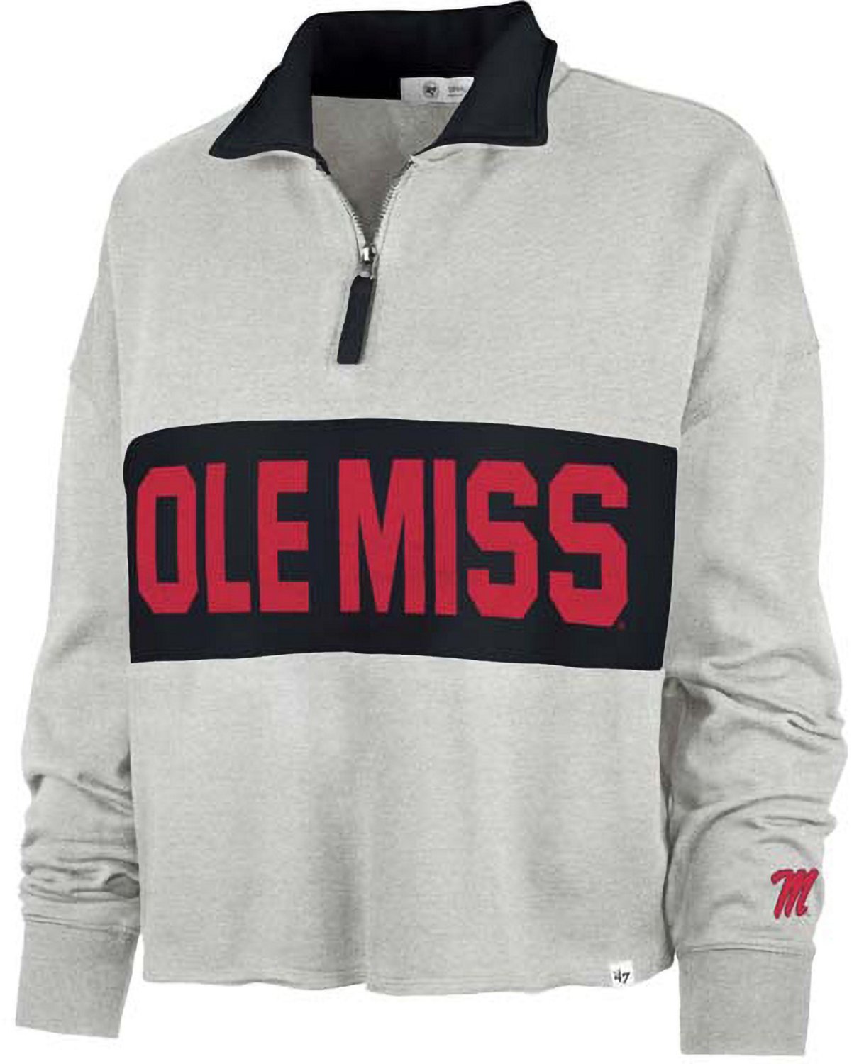 '47 Women's University of Mississippi Breakthrough Remi 1/4-Zip Sweatshirt