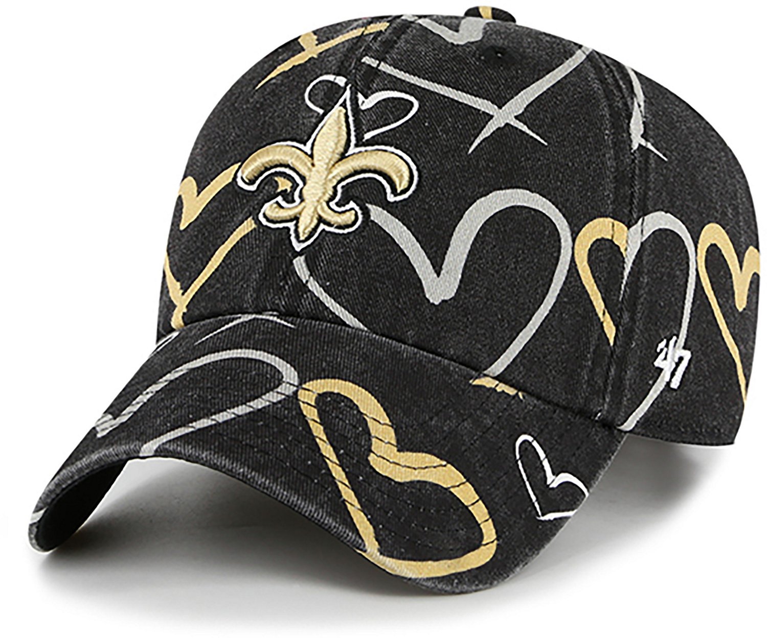 47 Kids New Orleans Saints Primary Logo Adore Clean Up Cap Academy