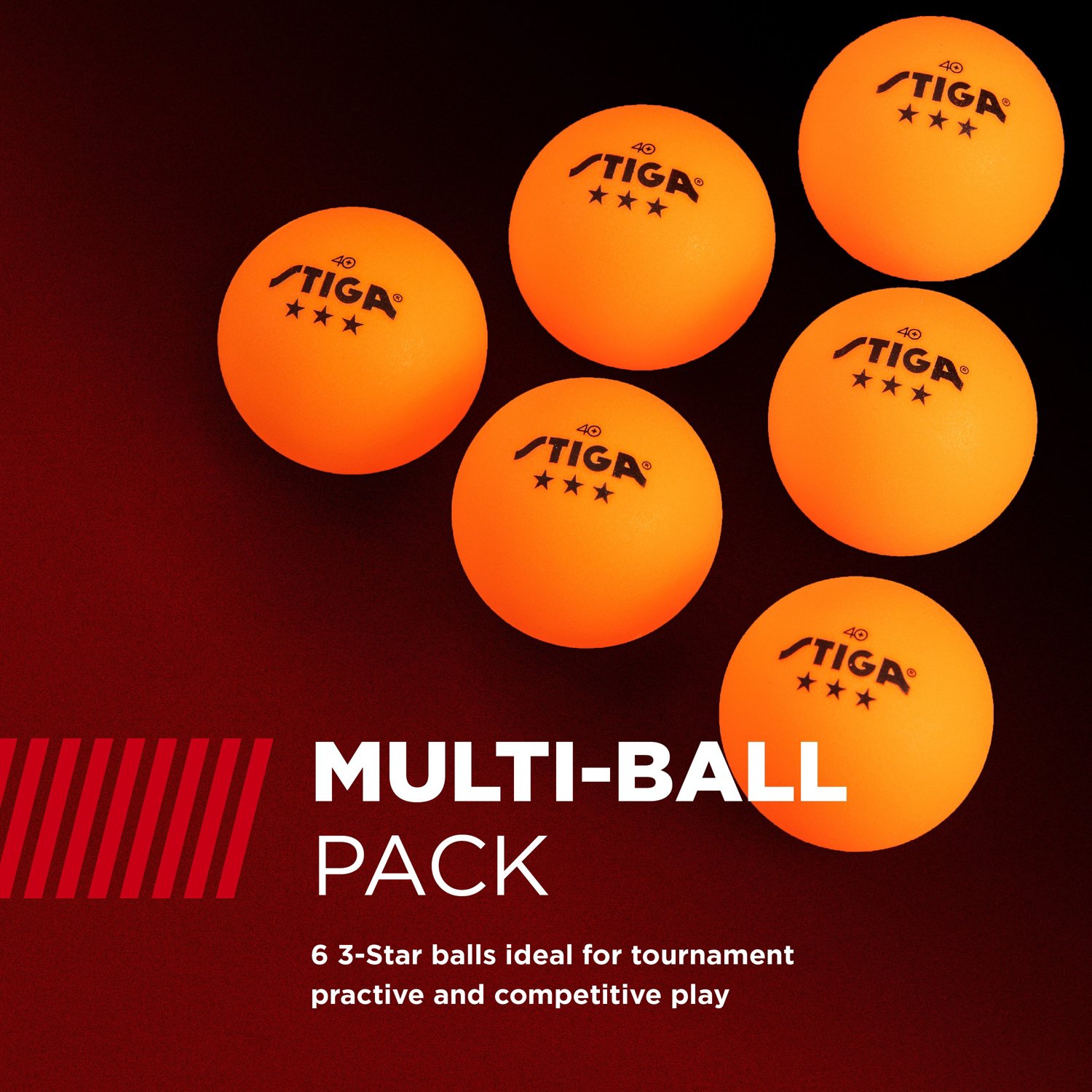 Stiga 3-Star Table Tennis Balls 6-Pack - view number 4