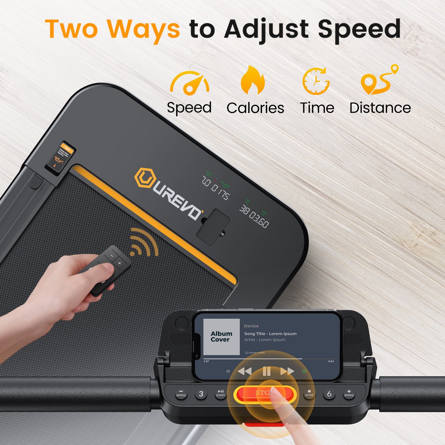 UREVO Strol Lite 2-in-1 Under Desk Treadmill                                                                                     - view number 6