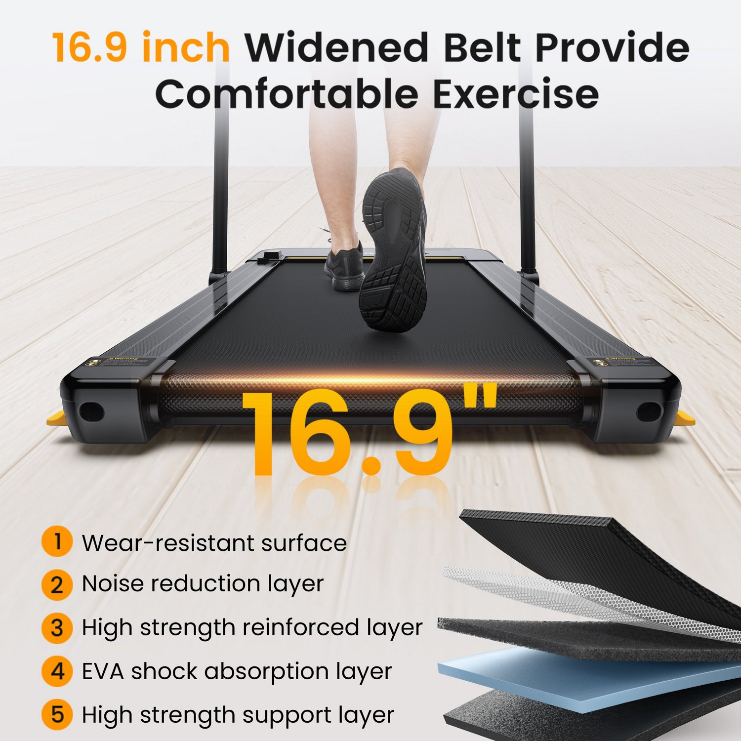 UREVO Strol Lite 2-in-1 Under Desk Treadmill                                                                                     - view number 7