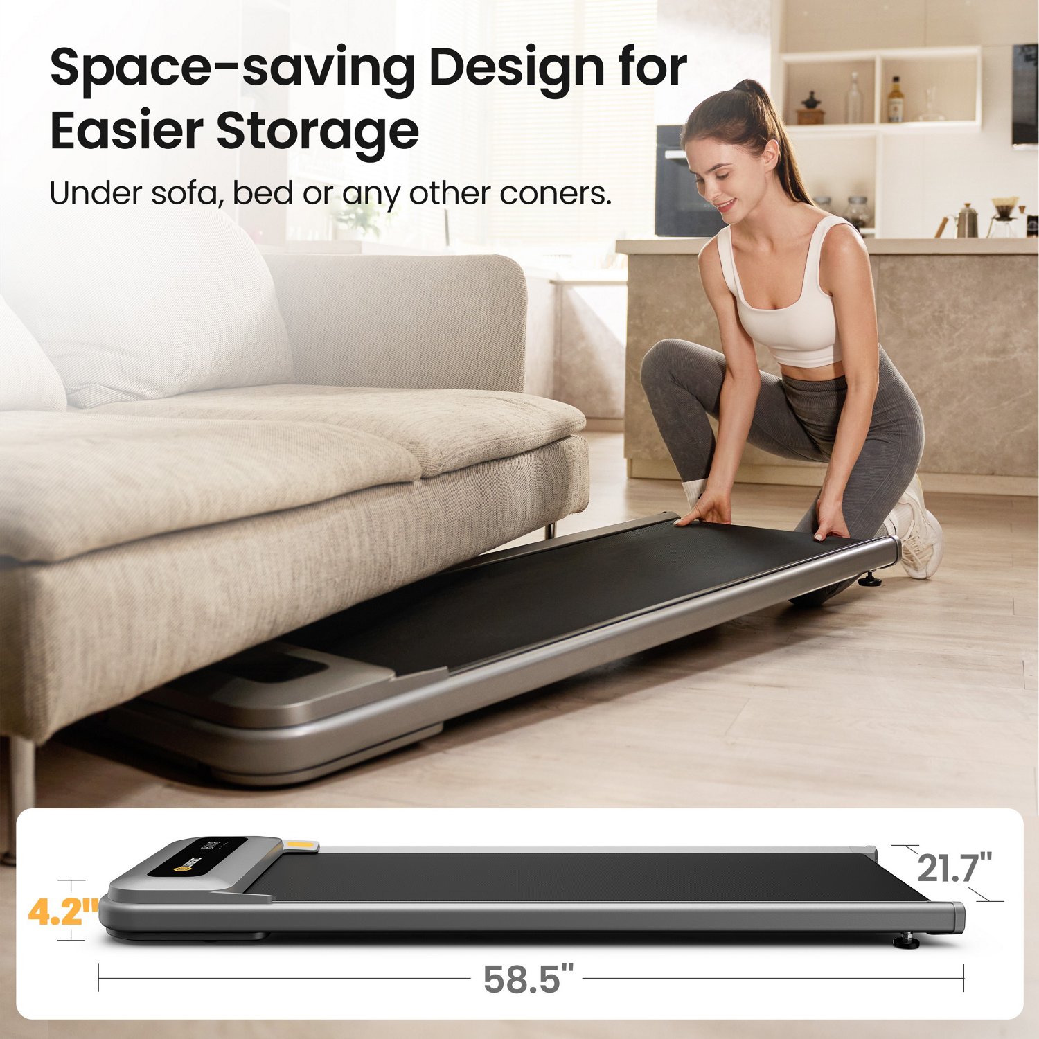 UREVO U1 Under Desk Walking Treadmill