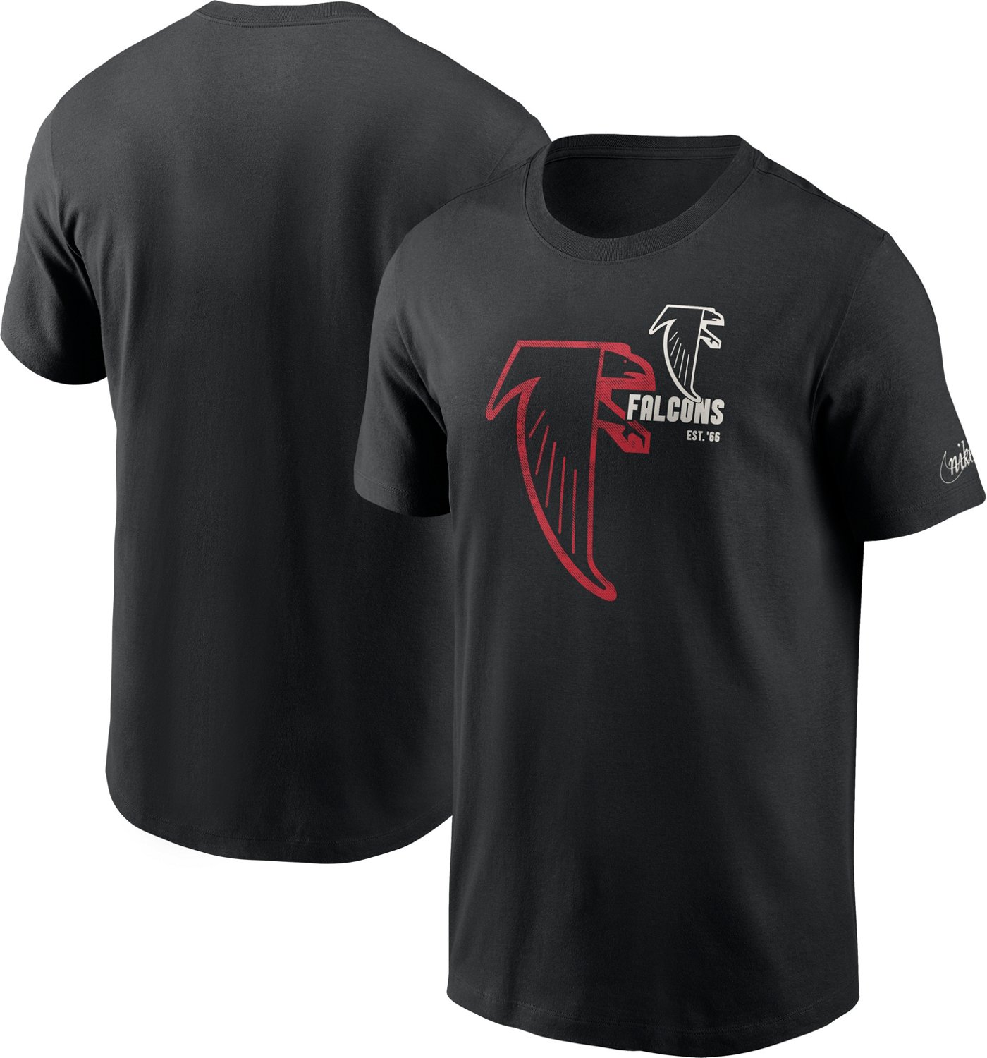 Nike Men's Atlanta Falcons Logo Essential T-shirt - view number 3