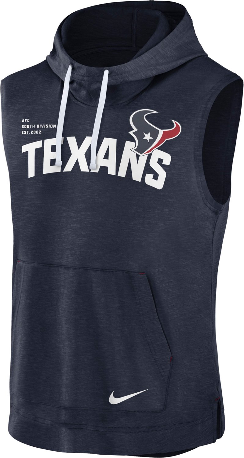 Nike Men's Houston Texans Sleeveless Hoodie | Academy