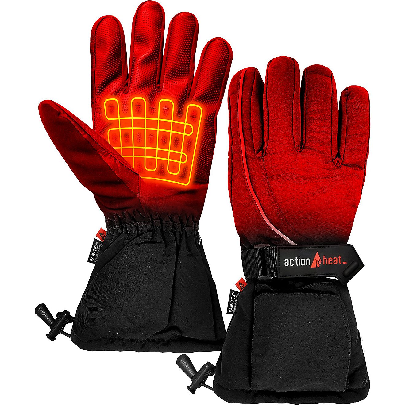 ActionHeat Women's AA Battery Heated Snow Gloves                                                                                 - view number 1