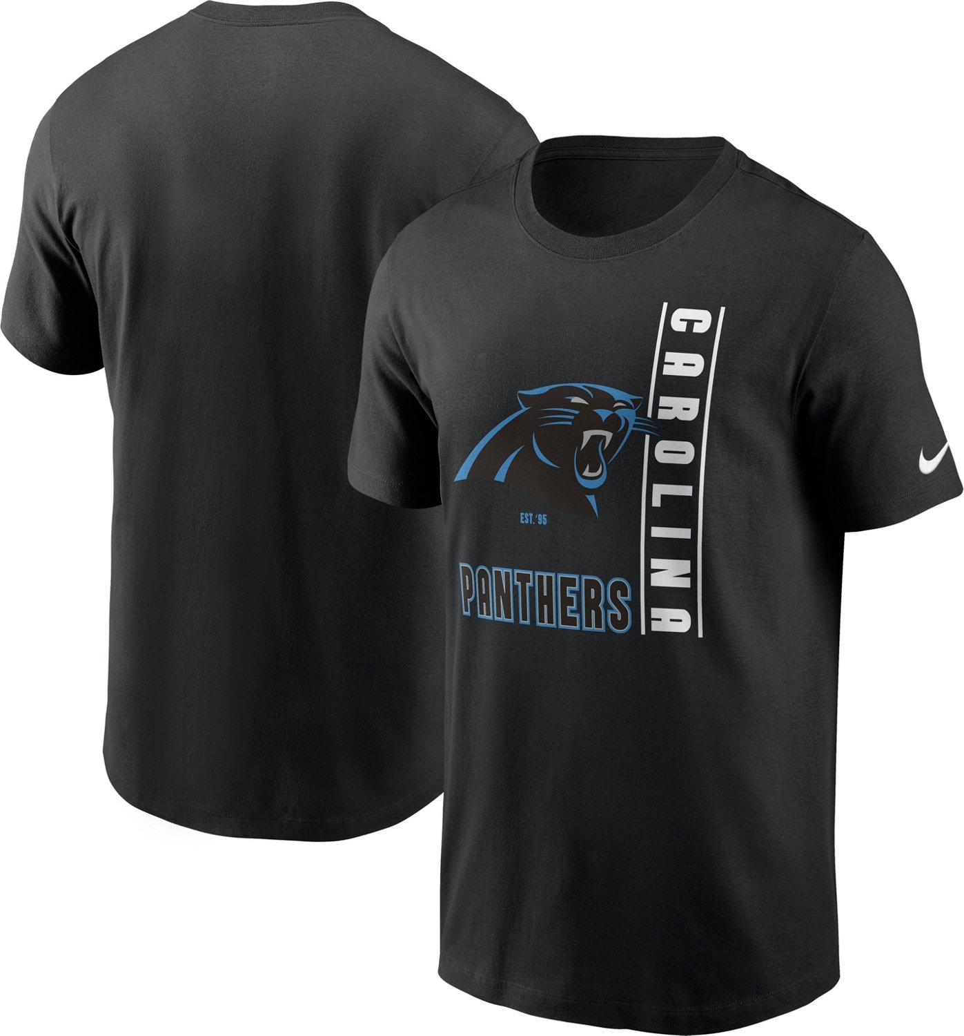 Nike Men’s Carolina Panthers Lockup Essential Graphic T-shirt
