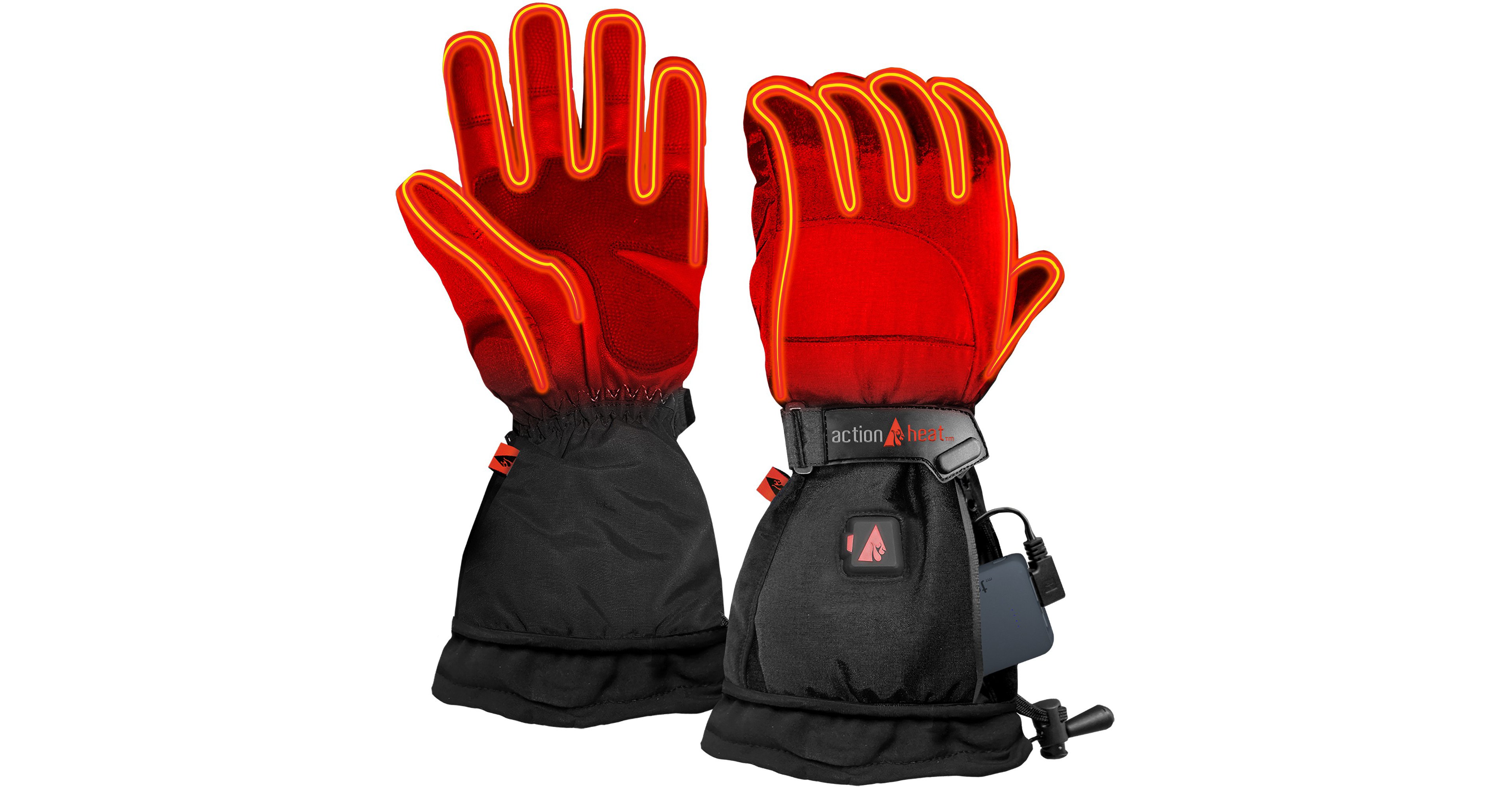 ActionHeat Women's 5V Battery Heated Snow Gloves