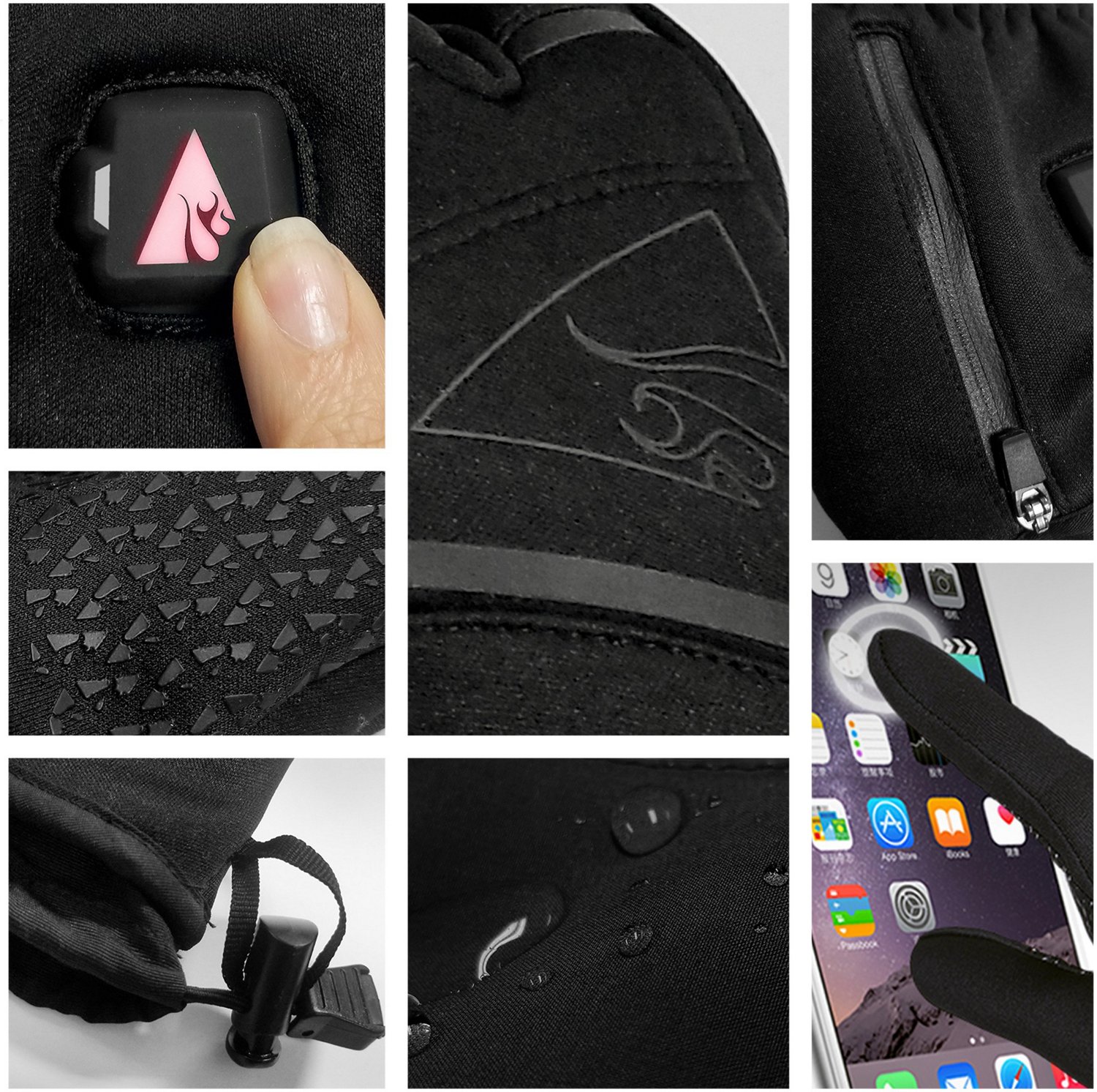 ActionHeat Men's 5V Battery Heated Featherweight Gloves - view number 3