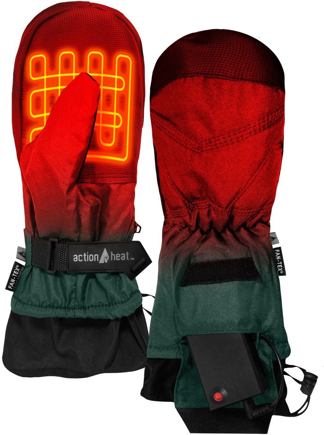 ActionHeat Adults' AA Battery Heated Mittens