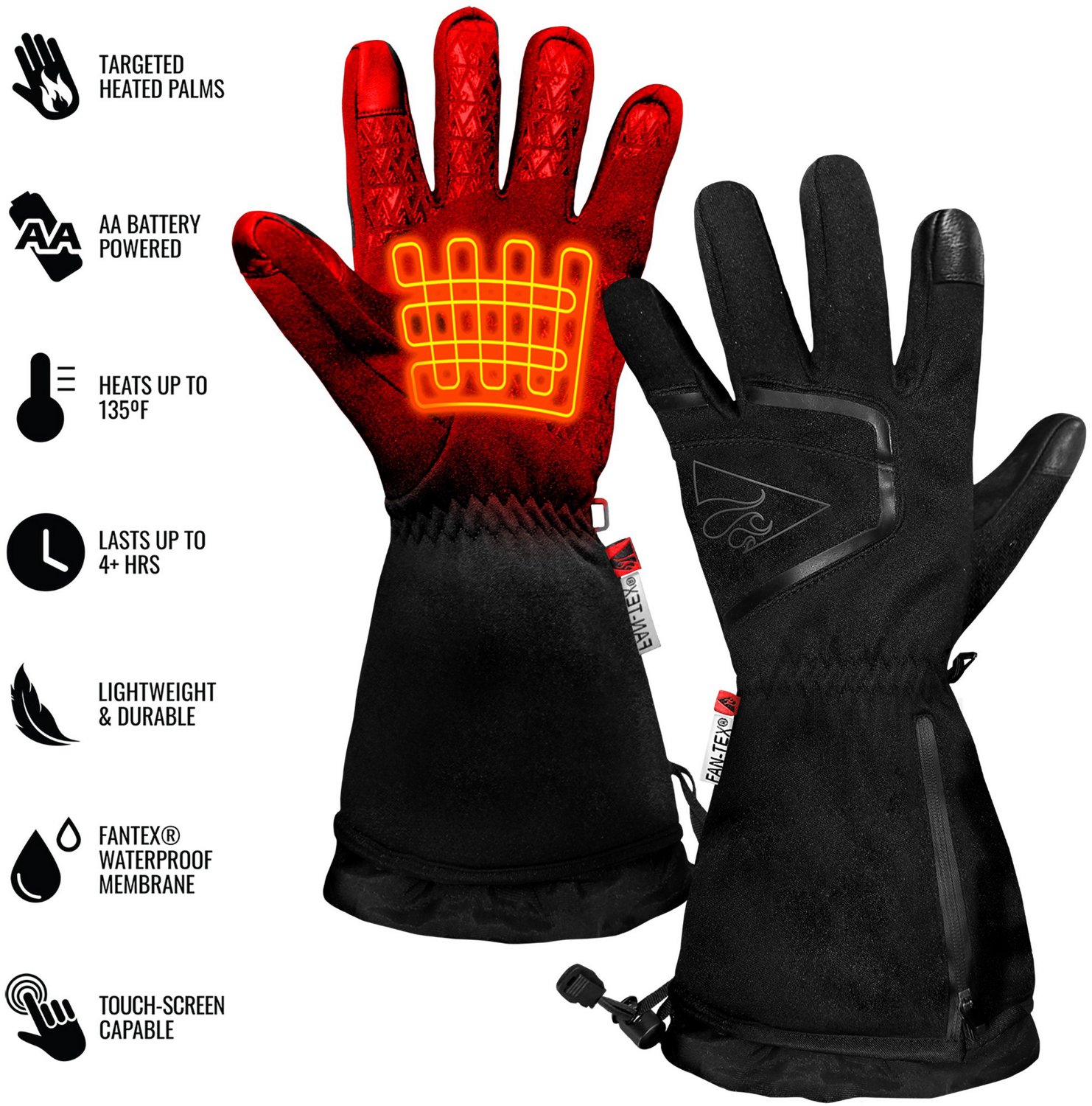ActionHeat Women's AA Battery Heated Featherweight Gloves - view number 4