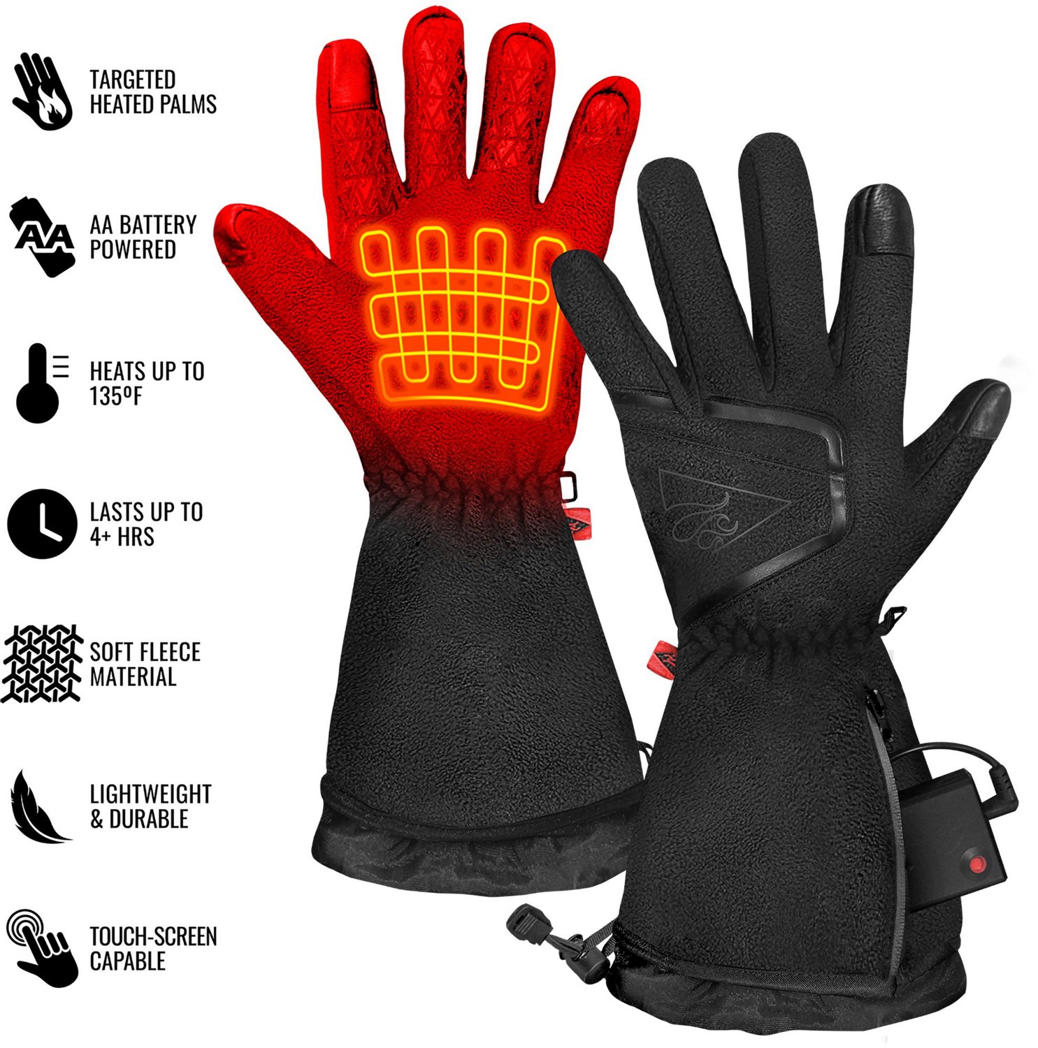 ActionHeat Women's AA Heated Fleece 2.0 Gloves - view number 3