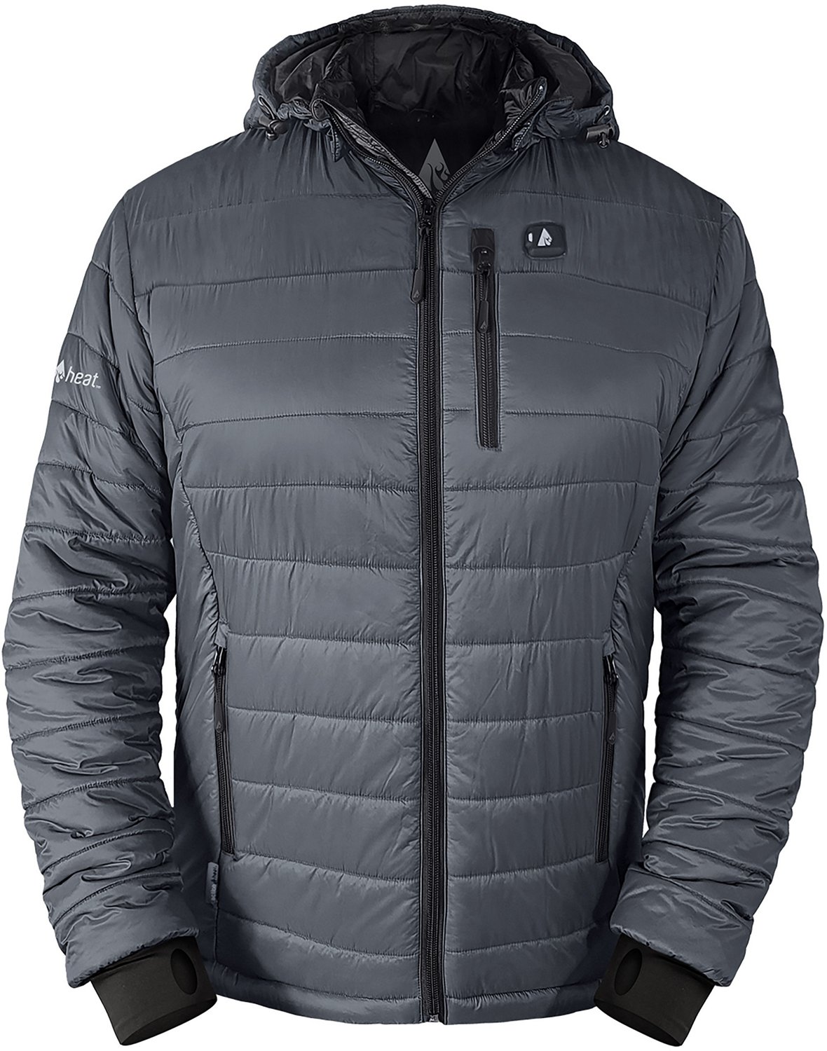 ActionHeat Men's 5V Battery Heated Puffer Jacket with Hood