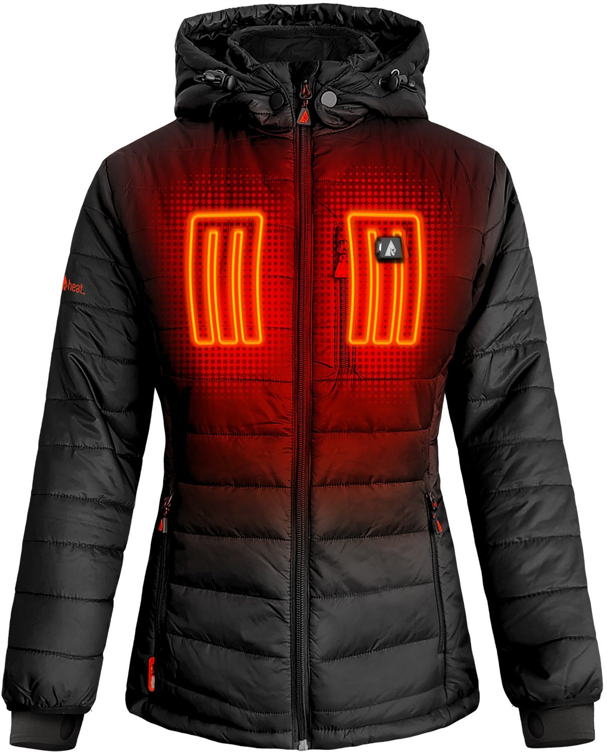 ActionHeat Women's 5V Battery Heated Puffer Jacket with Hood                                                                     - view number 1