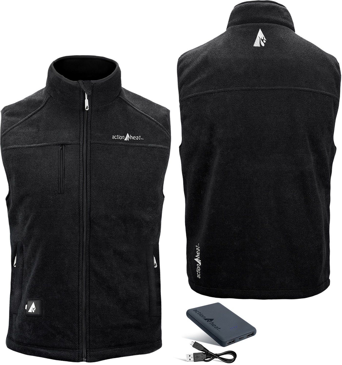 ActionHeat Men's 5V Battery Heated Performance Fleece Vest - view number 3