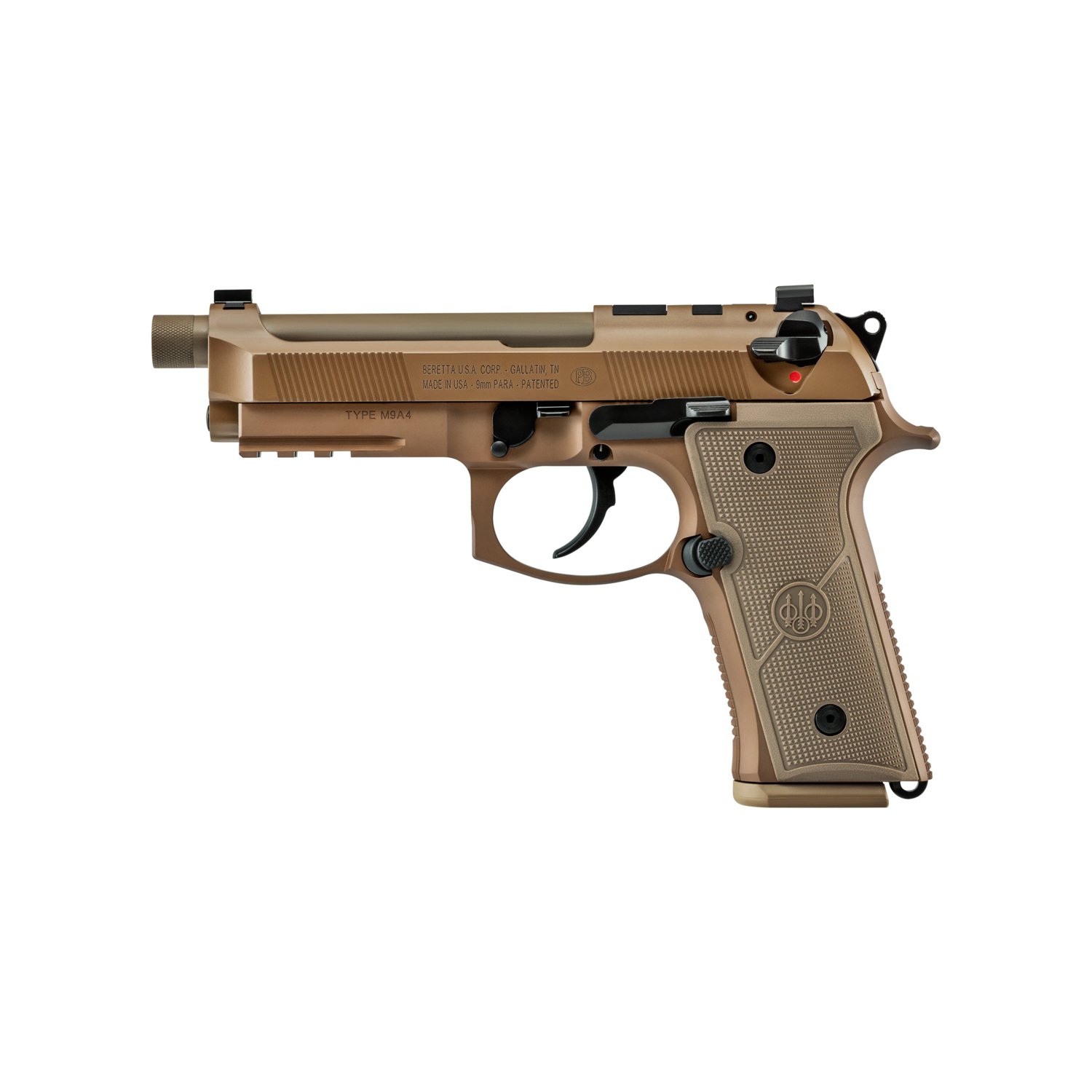 Beretta M9A4 FDE Centurion 9mm Single/Double-Action Pistol | Academy