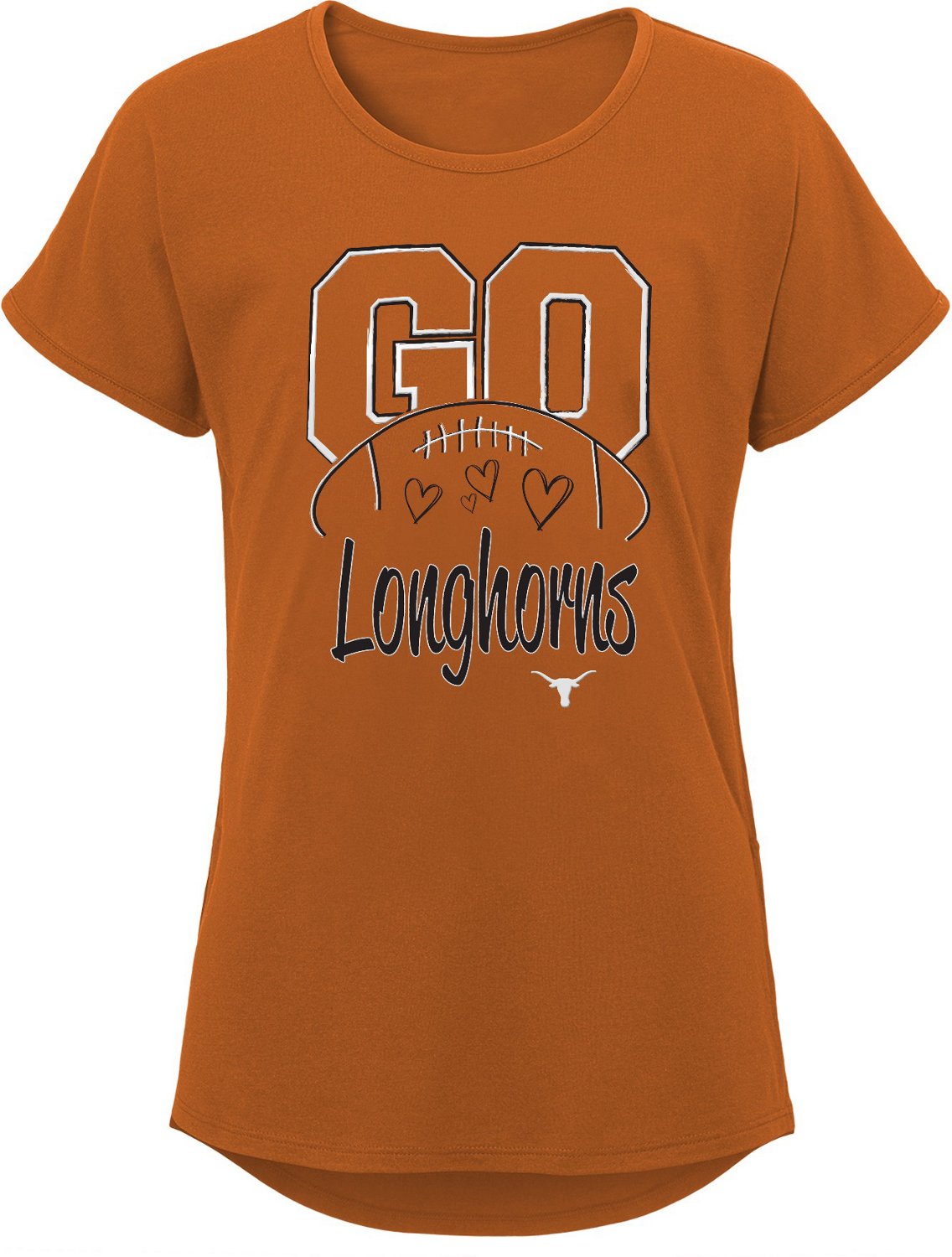Outerstuff Girls' University of Texas Go Team T-shirt - view number 1