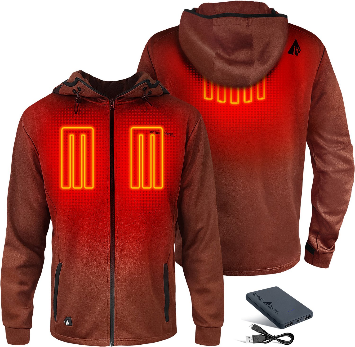 ActionHeat Men's Slim Fit 5V Hoodie - view number 3