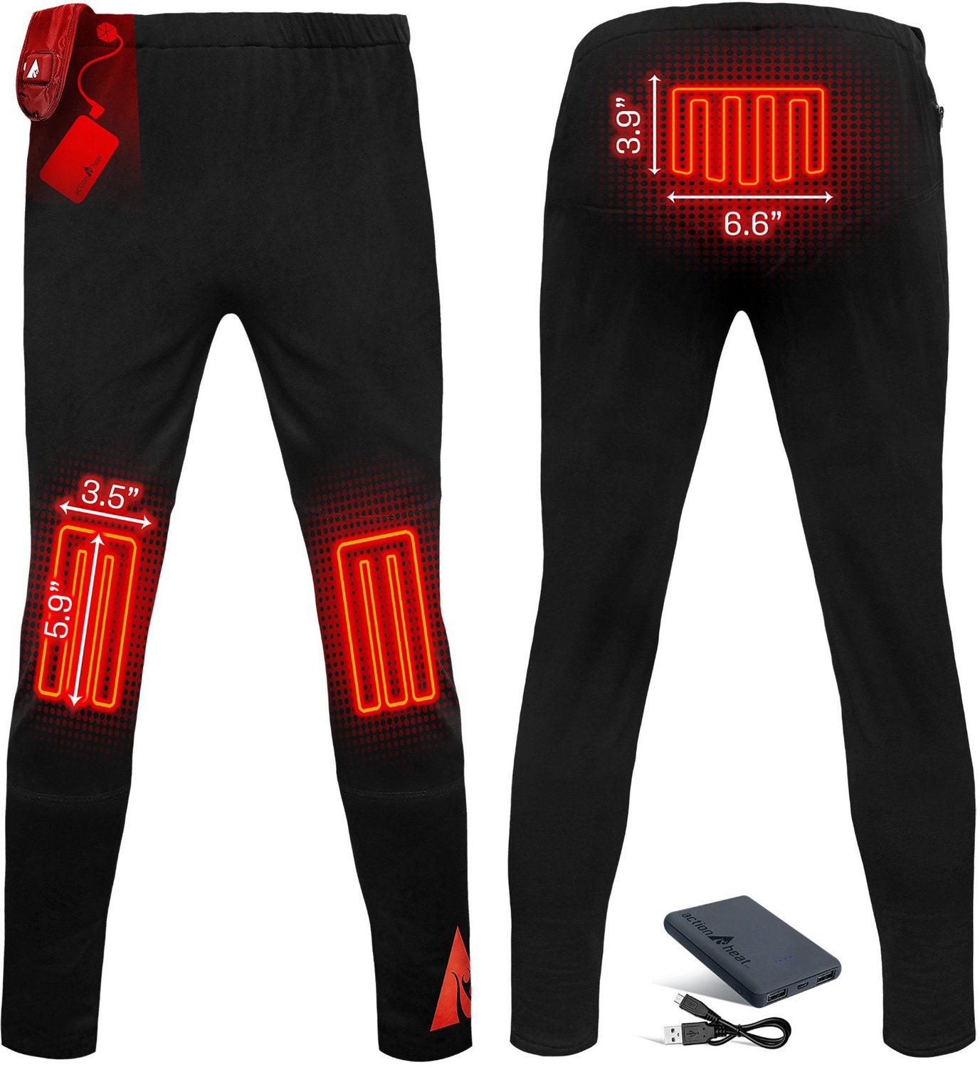 ActionHeat Men's 5 V Battery Heated Base Layer Pants - view number 3