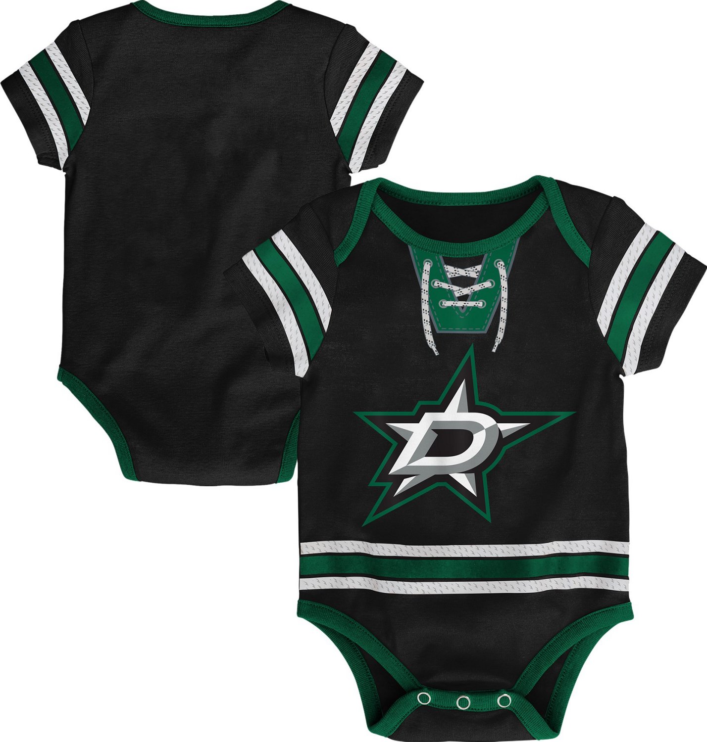 Outerstuff Infants' Dallas Stars Hockey Pro Plain Team Creeper - view number 3