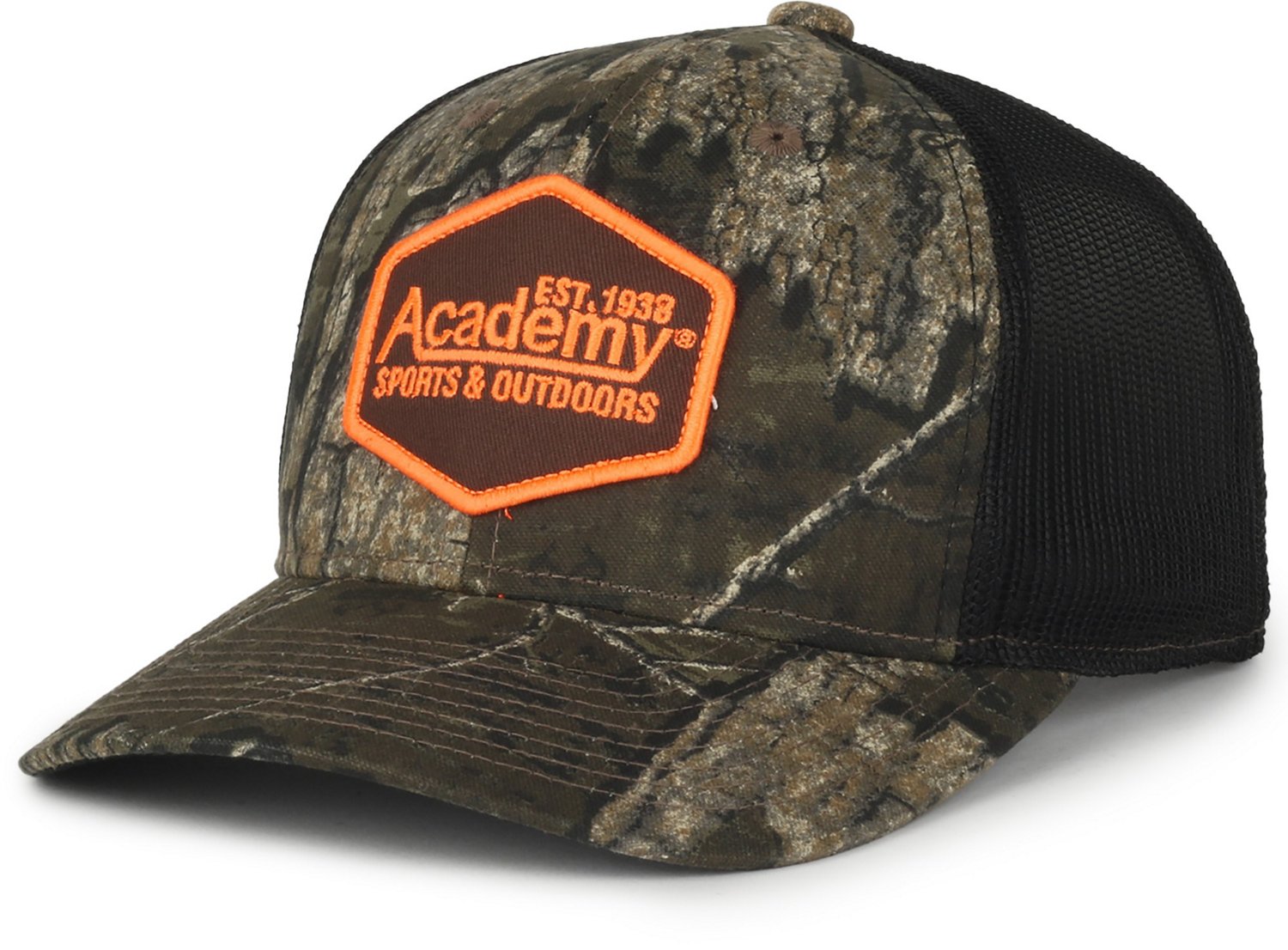 Academy Sports + Outdoors Men's RealTree Timber Trucker Cap                                                                      - view number 3