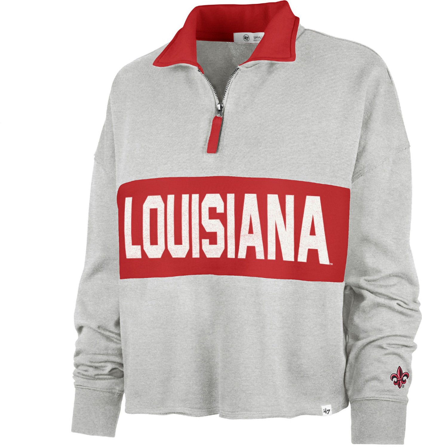 '47 Women's University of Louisiana at Lafayette Breakthrough Remi 1/4-Zip Sweatshirt
