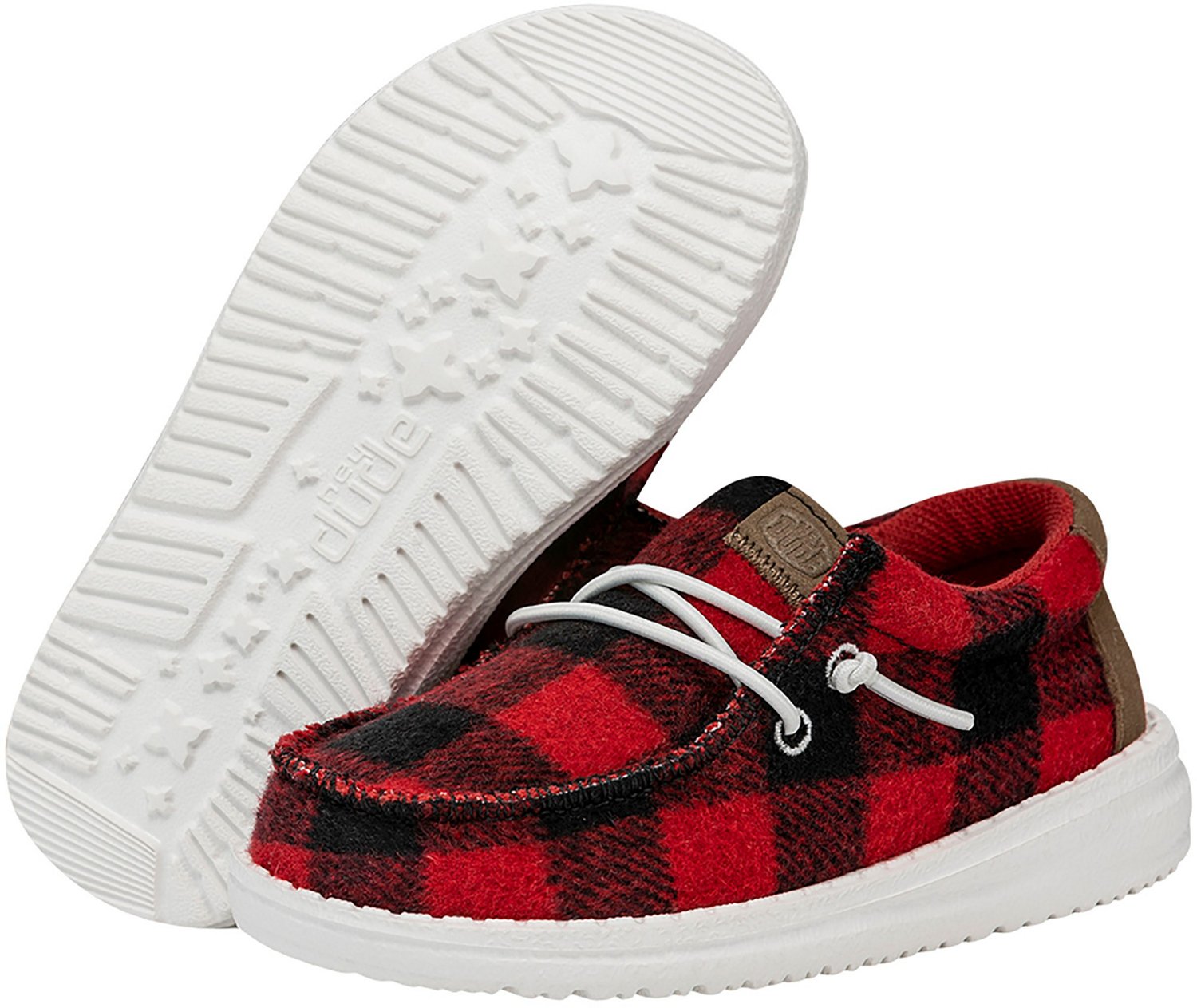 HEYDUDE Toddler Boys' Wally Buffalo Plaid Shoes - view number 7