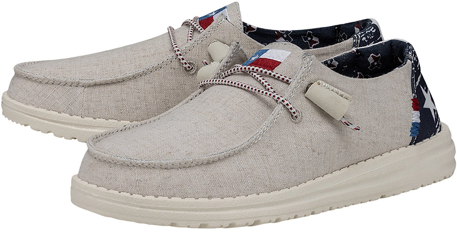 HEYDUDE Women's Wendy Texas Canvas Shoes                                                                                         - view number 3