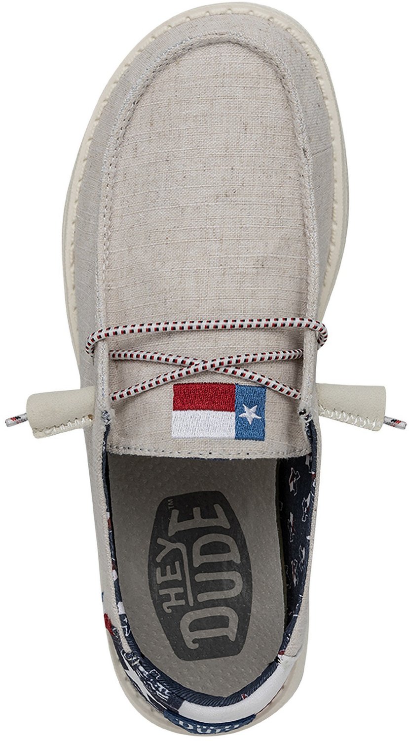 HEYDUDE Women's Wendy Texas Canvas Shoes                                                                                         - view number 5