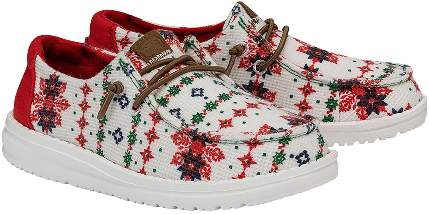 HEYDUDE Girls’ Wendy Ugly Sweater Shoes - view number 4