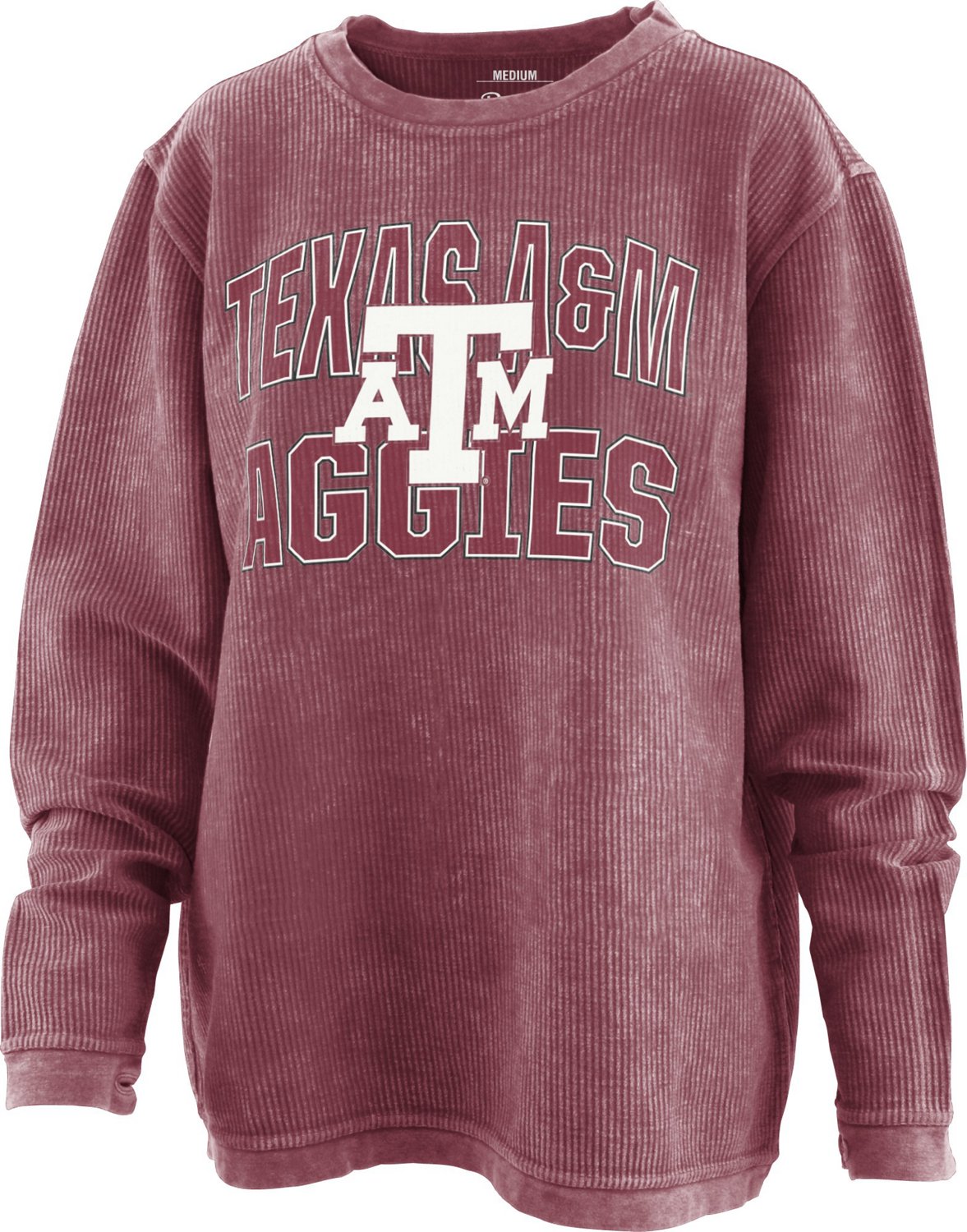 Three Square Women's Texas A&M University Maxima Comfy Cord Long-Sleeve T-Shirt
