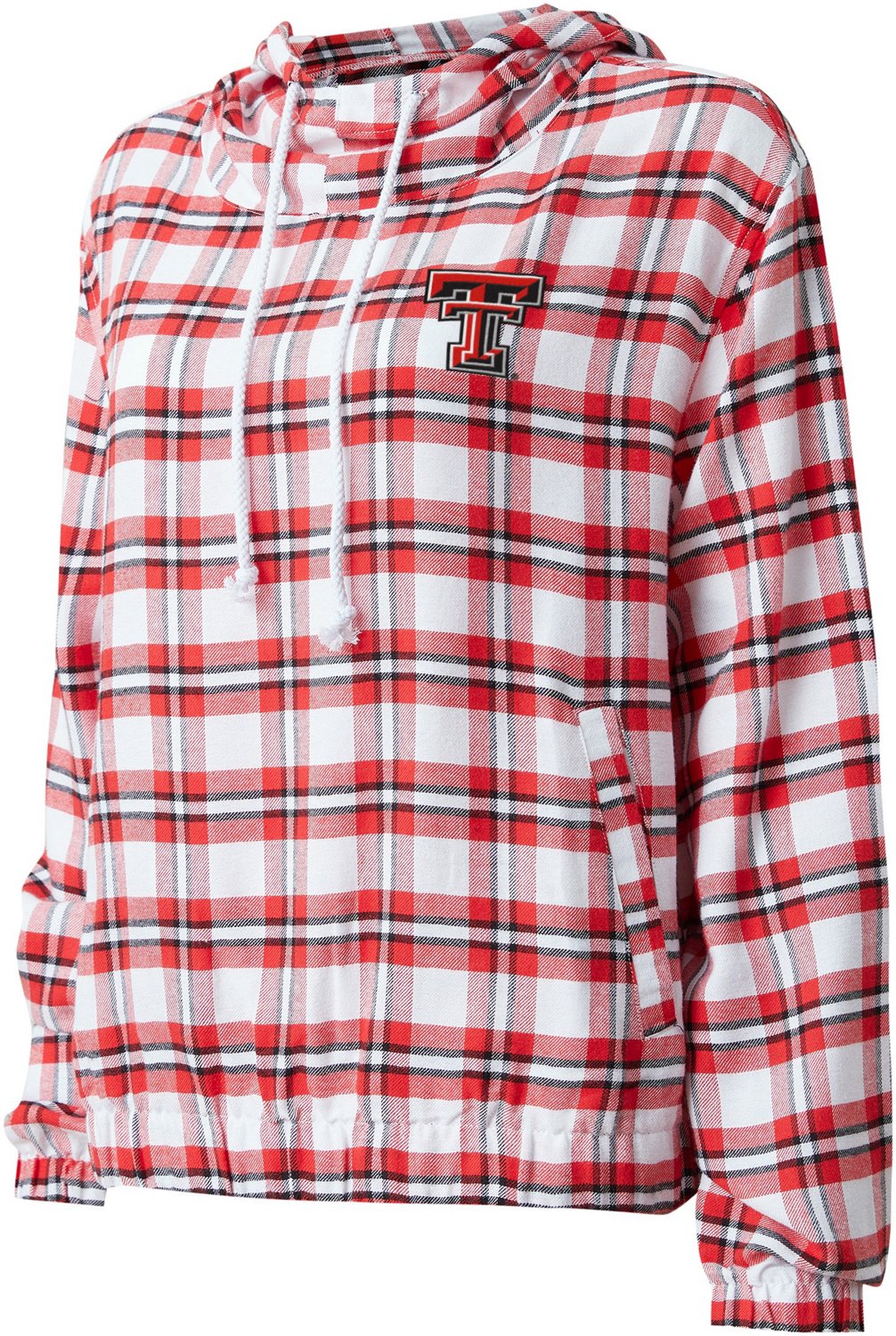 College Concepts Women's Texas Tech University Sienna Long Sleeve Hooded Shirt