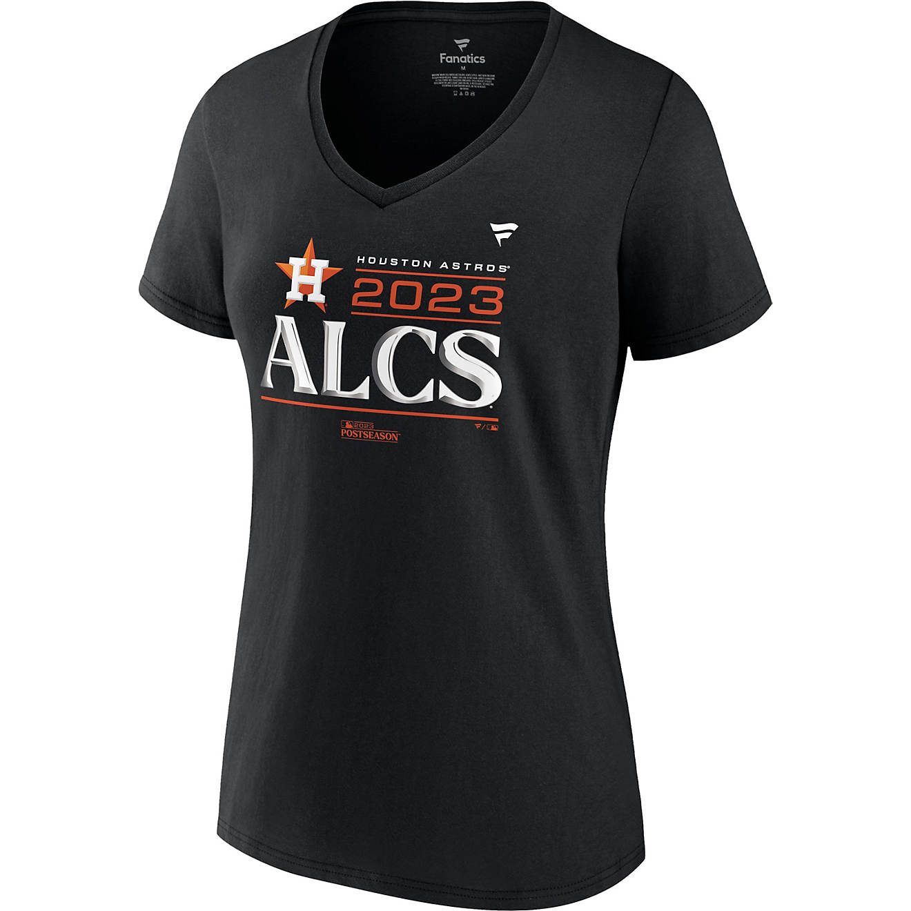 Fanatics Women's Astros 2023 Division Series Locker Room Short Sleeve T- Shirt