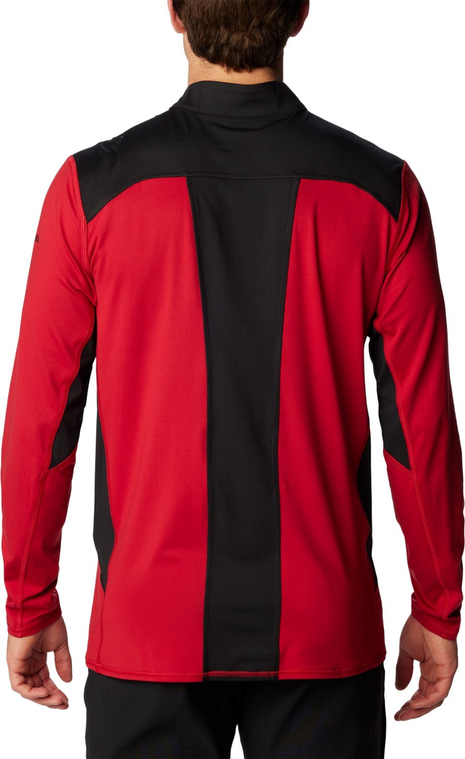 Columbia Sportswear Men's University of Arkansas Tech Trail 1/4 Zip Sweatshirt - view number 2