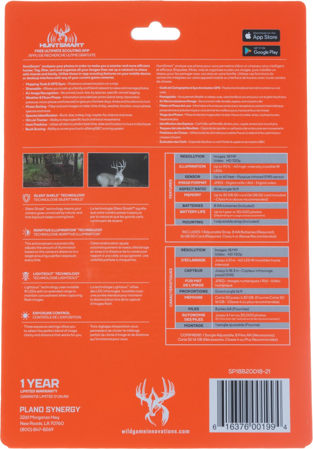 Wildgame Innovations Scrapeline 18MP Game Camera Academy