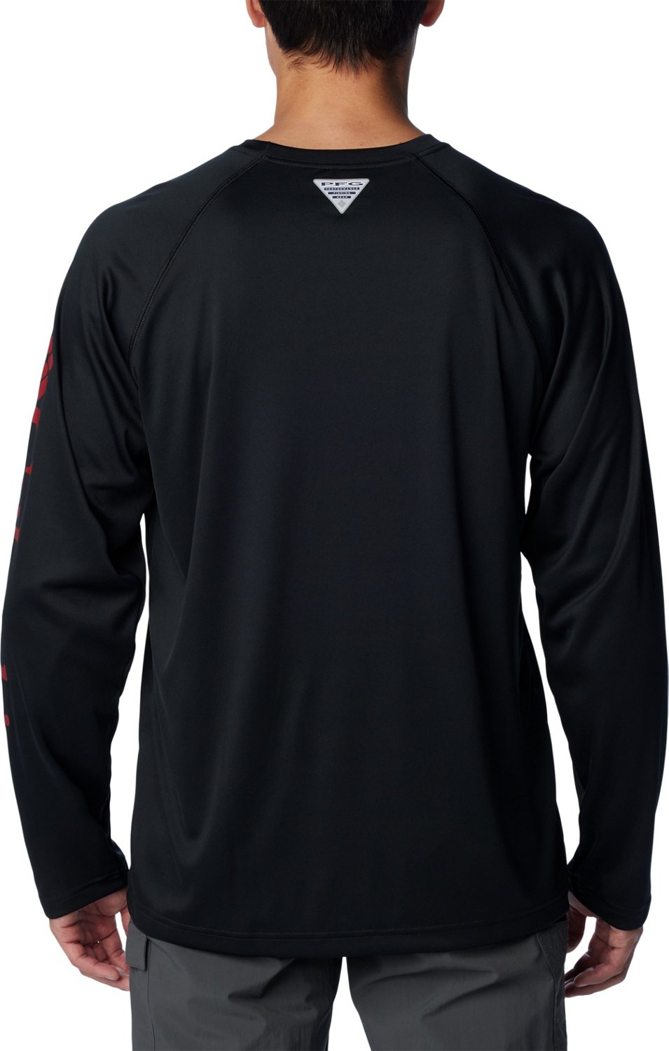 Columbia Sportswear Men's University of Oklahoma Terminal Tackle Long Sleeve  T-shirt