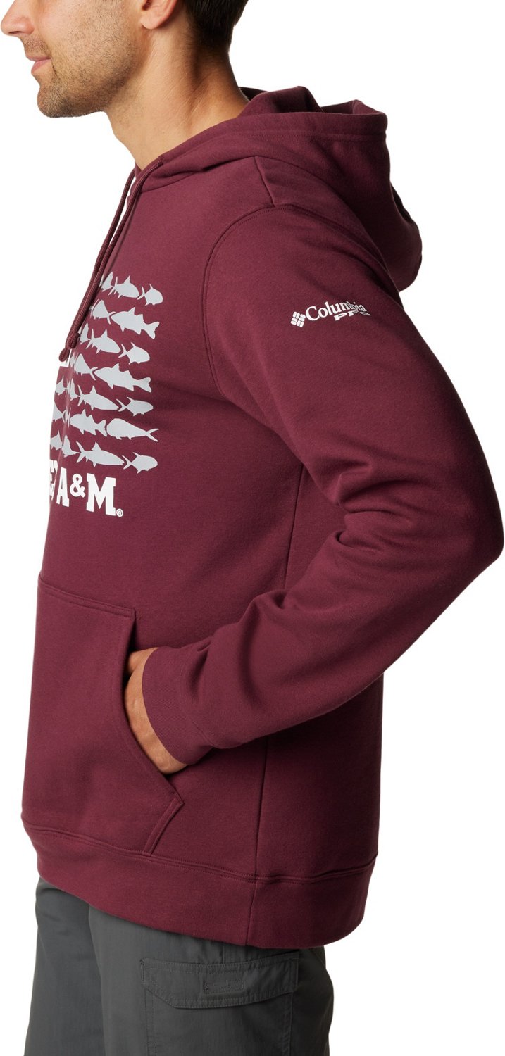 Columbia Sportswear Men's Texas A&M University Fish Flag II Hoodie  - view number 5