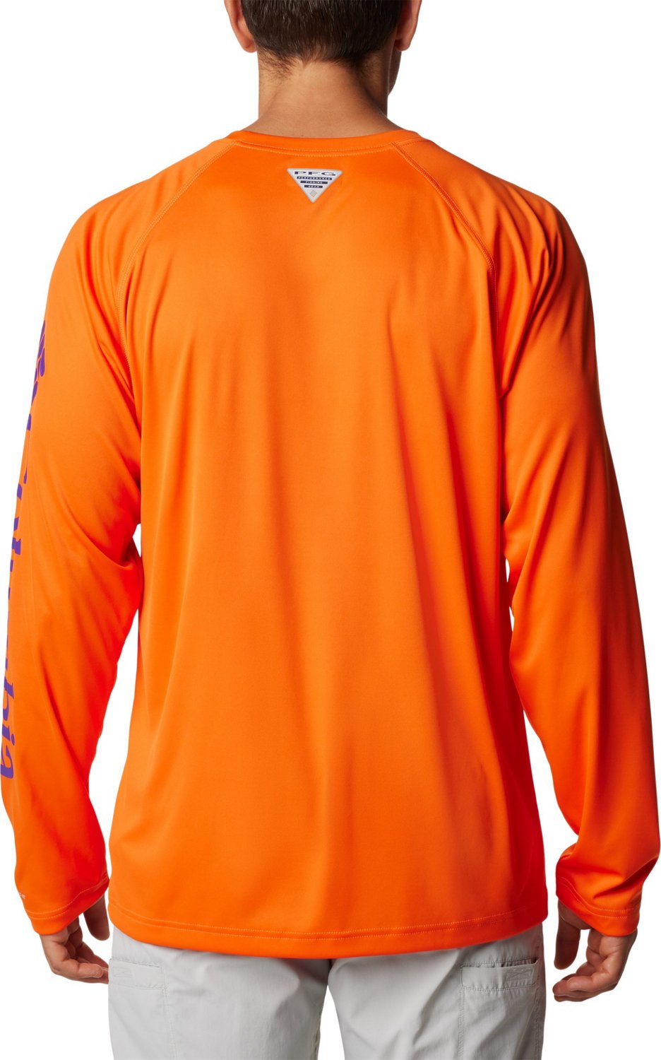 Columbia Sportswear Men's Clemson University Terminal Tackle Long Sleeve T-shirt - view number 2