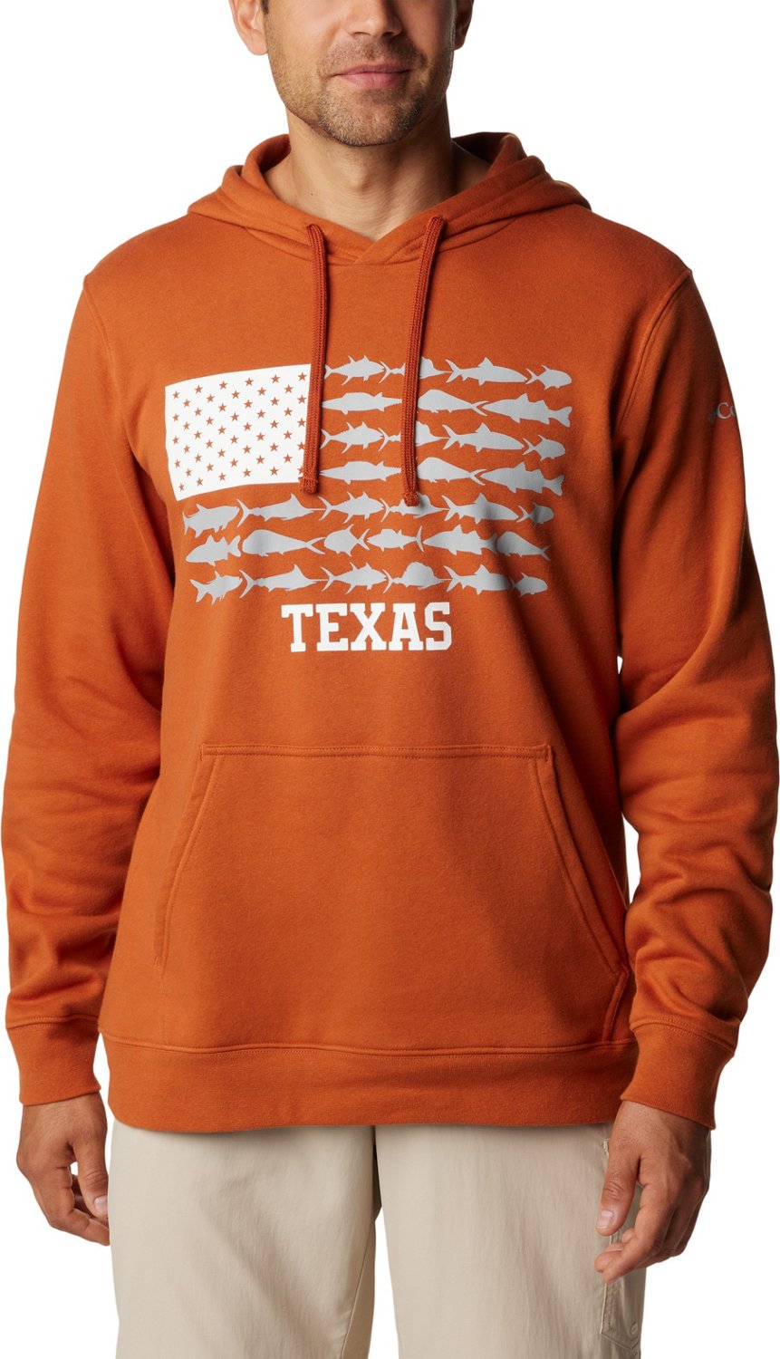 Columbia Sportswear Men's University of Texas Fish Flag II Hoodie