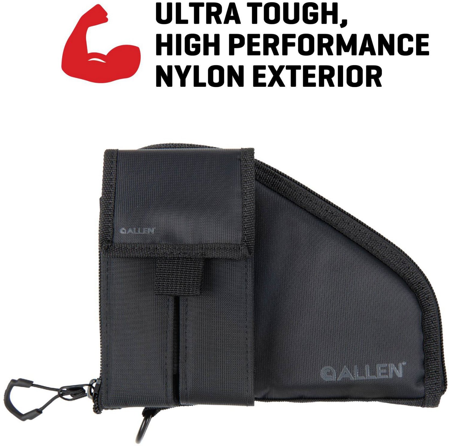 Allen Company Compact 8 in Pistol Case with Mag Pouch - view number 5