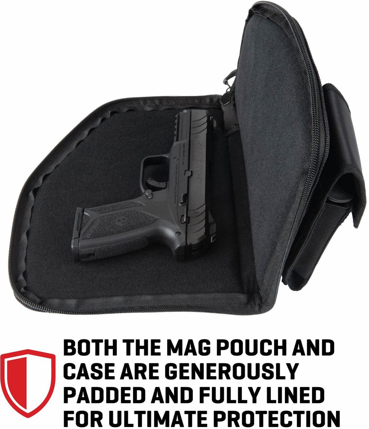 Allen Company Compact 9.5 in Pistol Case with Mag Pouch - view number 6
